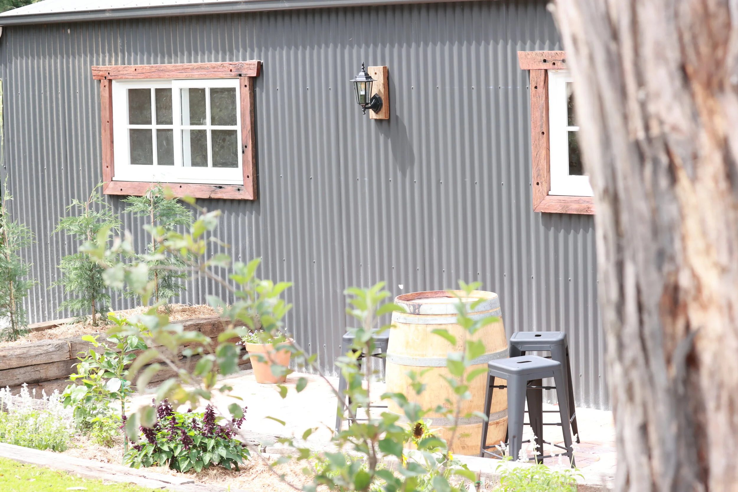 Spaces to connect and relax outside the studio