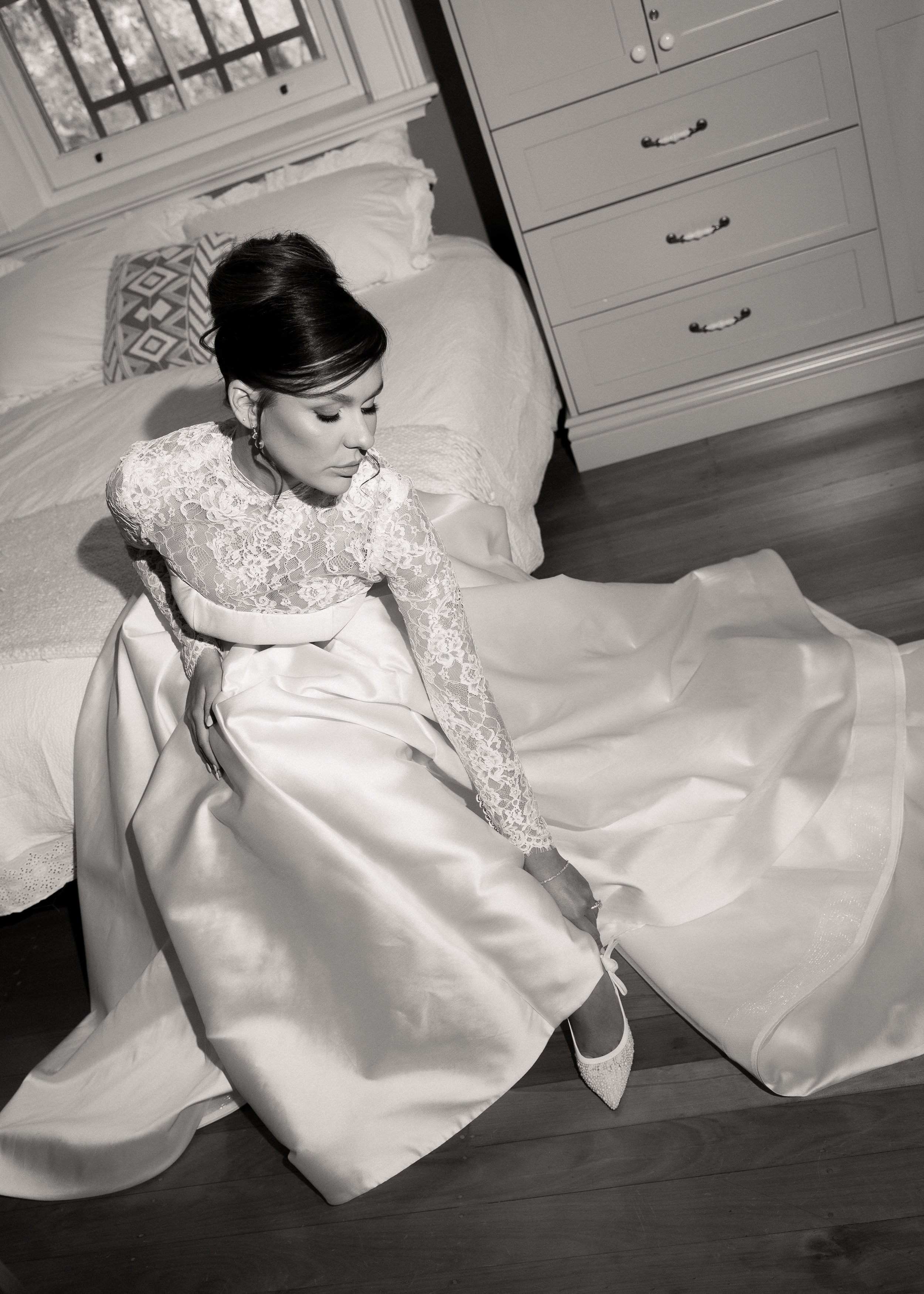 Gown by Couture by Francesca 
Photography Haze Photography
Hair Sharon May Bridal Hair
