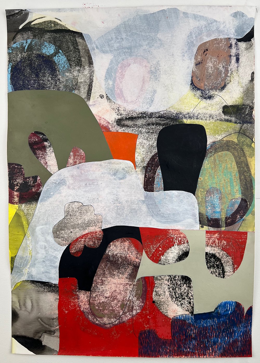 Rest 4, 2025
59.5x42cm
Oil and acrylic paint, oil bar, pencil, gesso on 300gsm Snowden cartridge paper
Available - for more information email studio@christopherharris.co.uk or via @chrisharris_art on Instagram