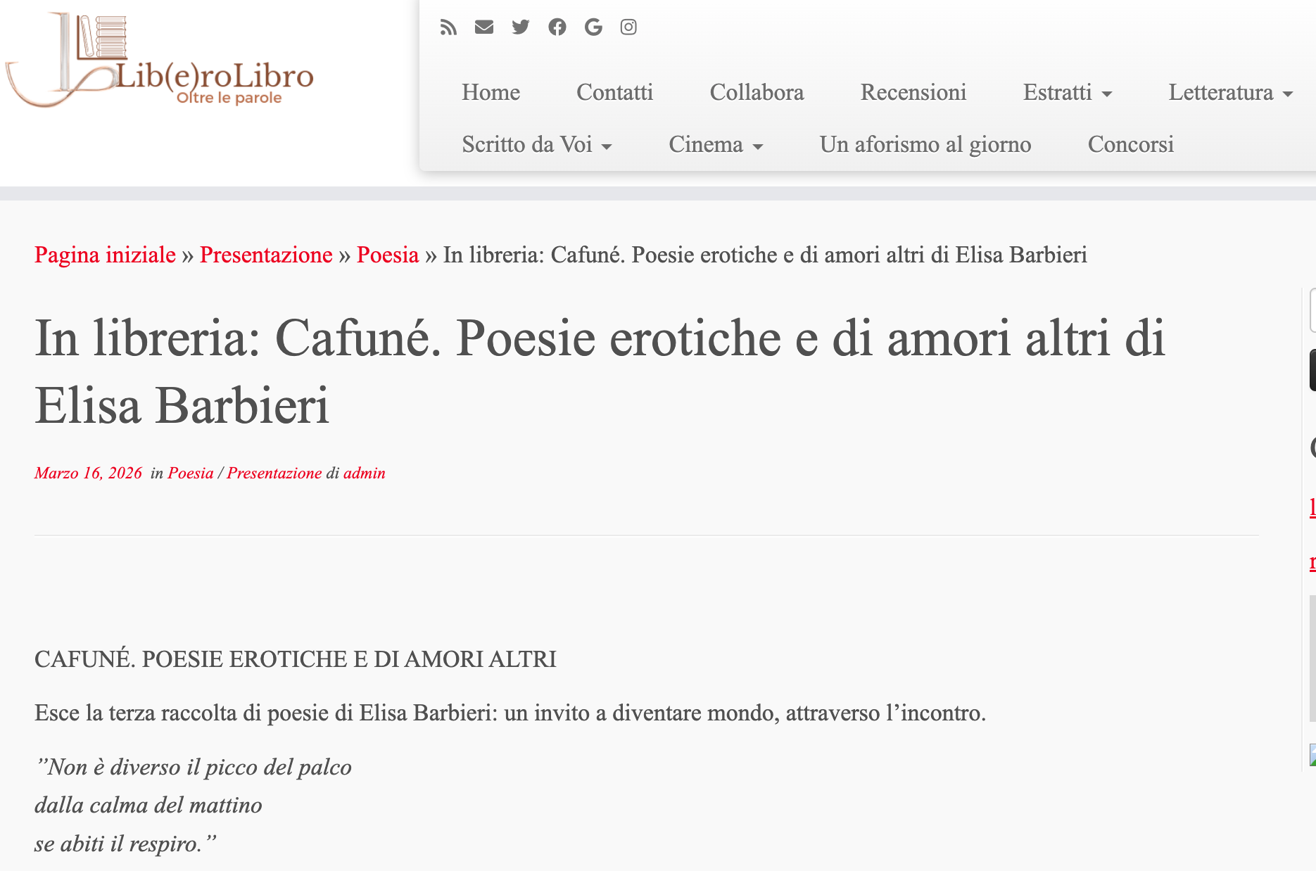 CAFUNÉ /// LIBEROLIBRO /// 20_03_2026