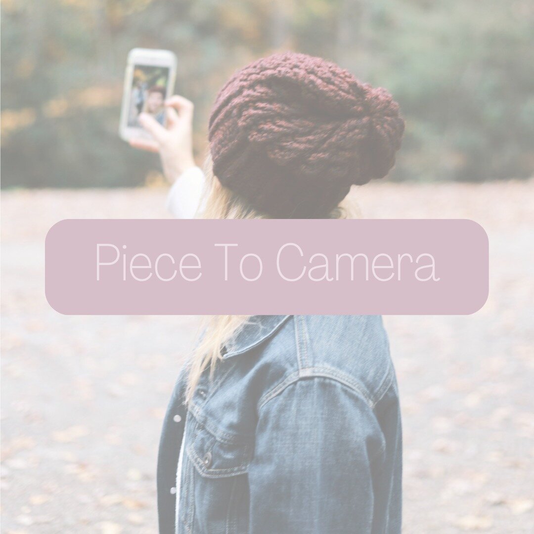 PTC - Piece to Camera! 📸
What are your thoughts on it?
I'm a big believer in authenticity online, and there are tonnes of great accounts that I enjoy hearing from directly. I do also think, however, that some people talk for the sake of it... 
Every