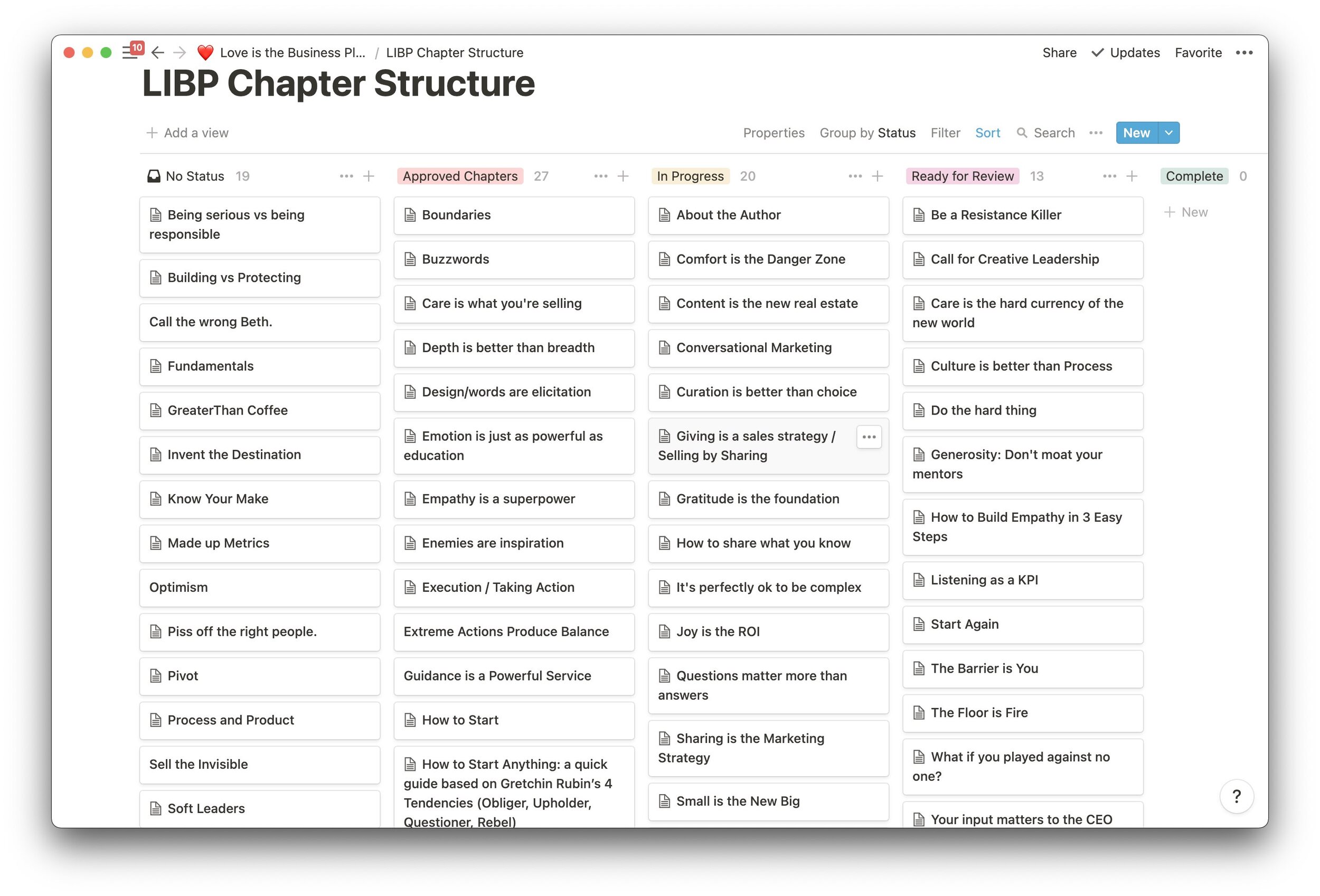 How to write a NonFiction book in Notion — MOUSHI