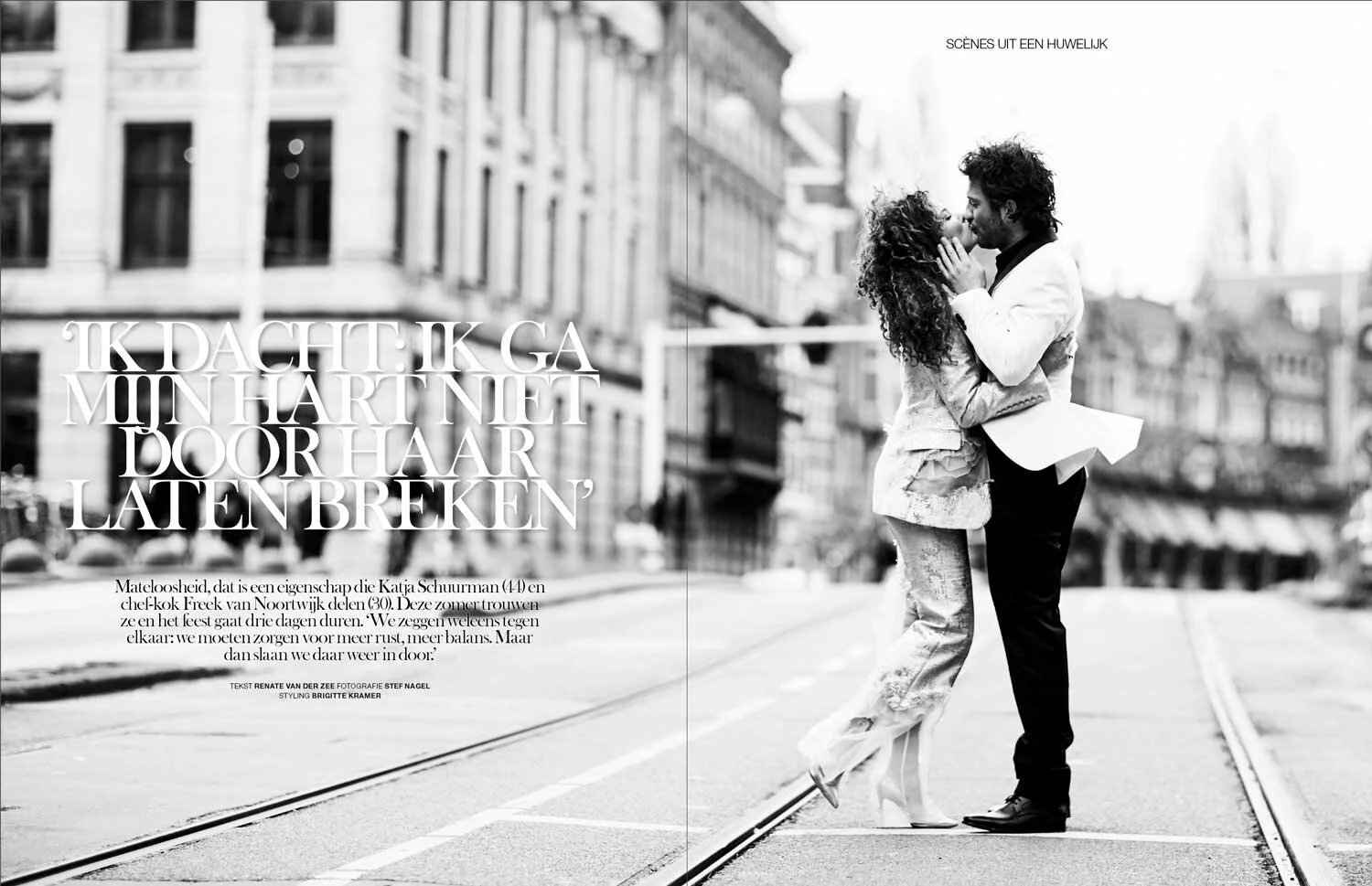 Art Direction for interview with Katja Schuurmans & Freek van Noortwijk 
Photography Stel Nagel
Styling Brigitte Kramer