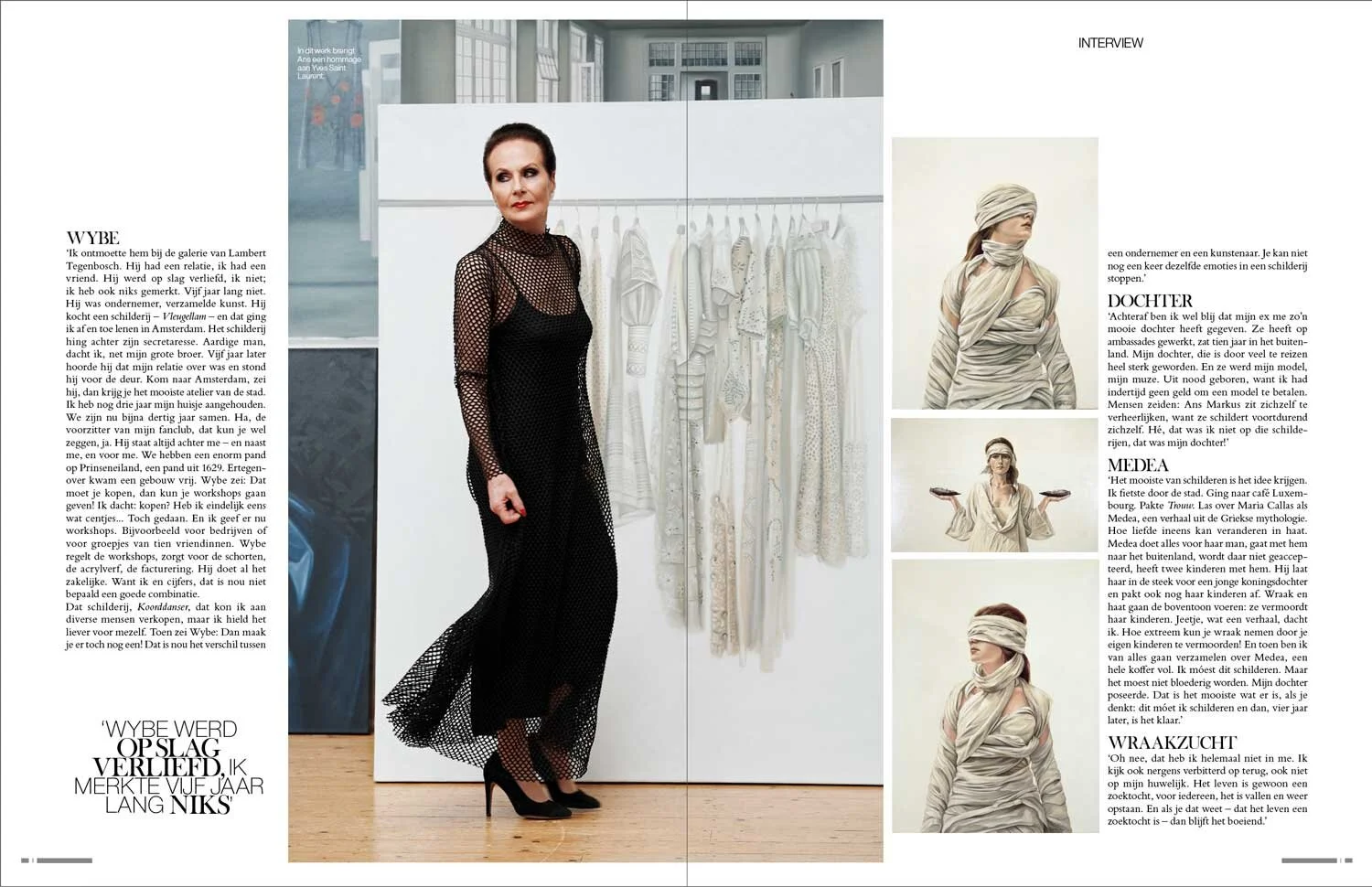 Art Direction for interview with Ans Markus 
Photography Nine IJf
Styling by Ans Markus