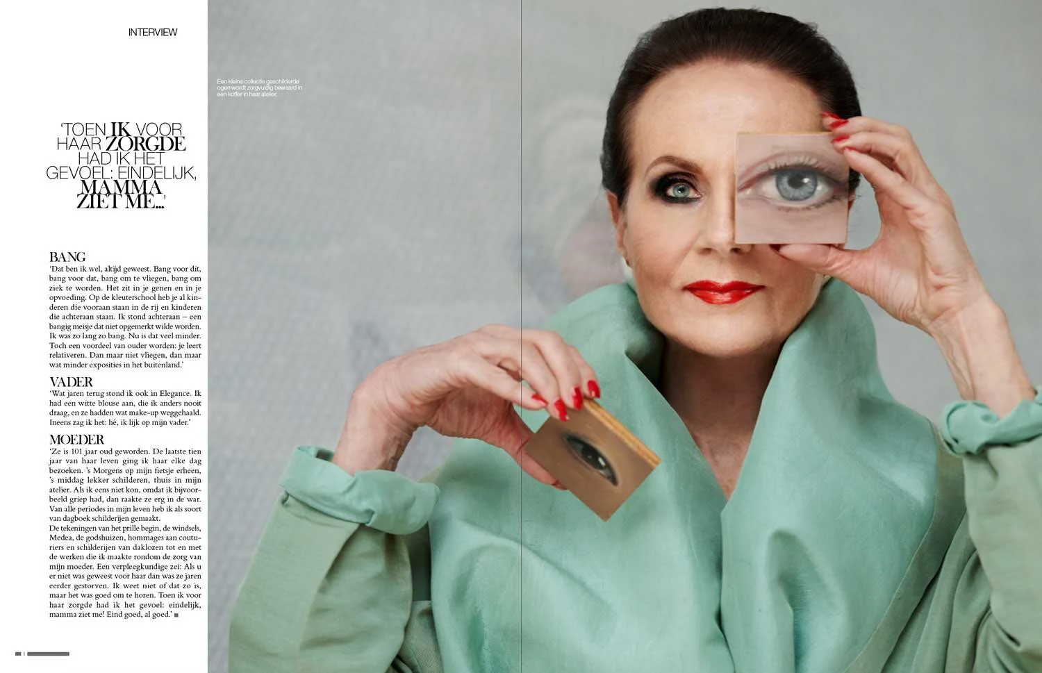 Art Direction for interview with Ans Markus 
Photography Nine IJf
Styling by Ans Markus