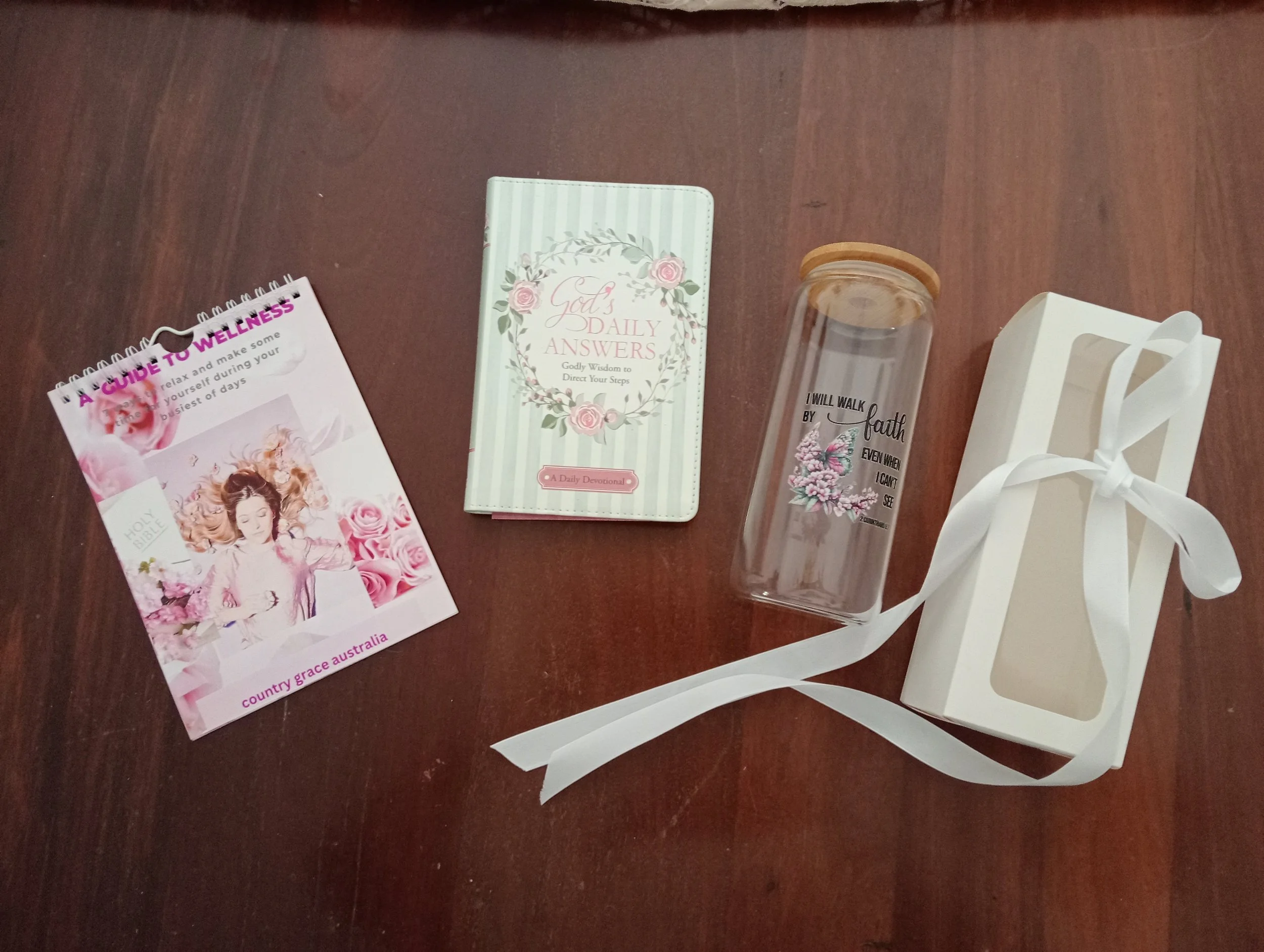 Add some Godly and Spiritual Motivation to your daily walk with the Lord. A Wellness Planner, Devotional and Glass Tumbler. Bundle.jpg