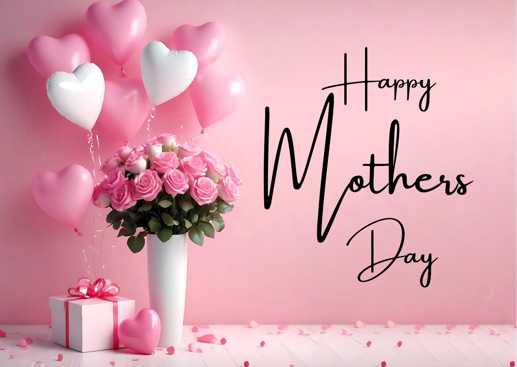 Happy Mothers Day Card - Digital Download - We love you plus Bible Verse - Numbers 6:24-26