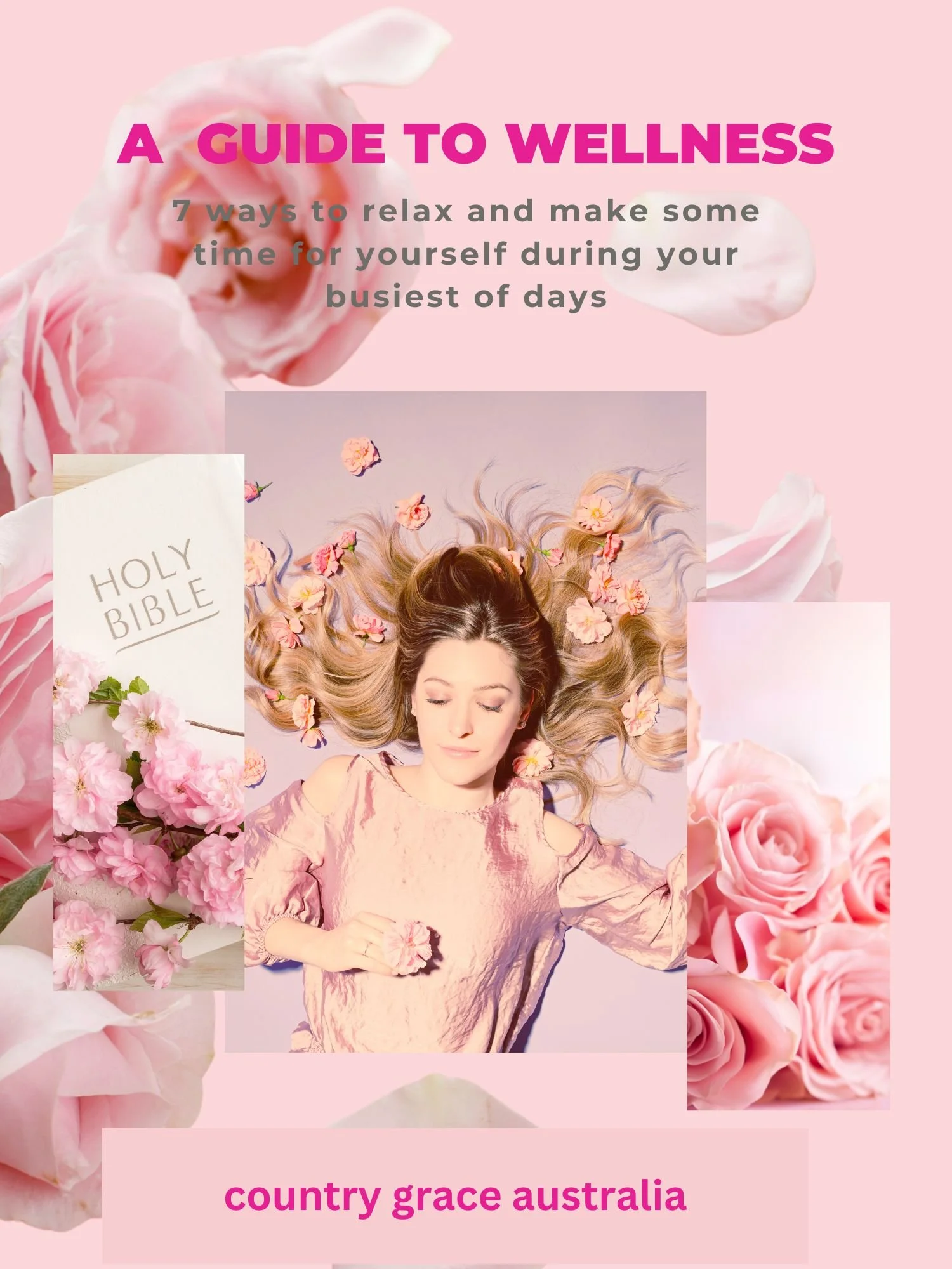 Wellness Journal. A Part of the Bundles created by Country Grace Australia. 1 Front page.jpg