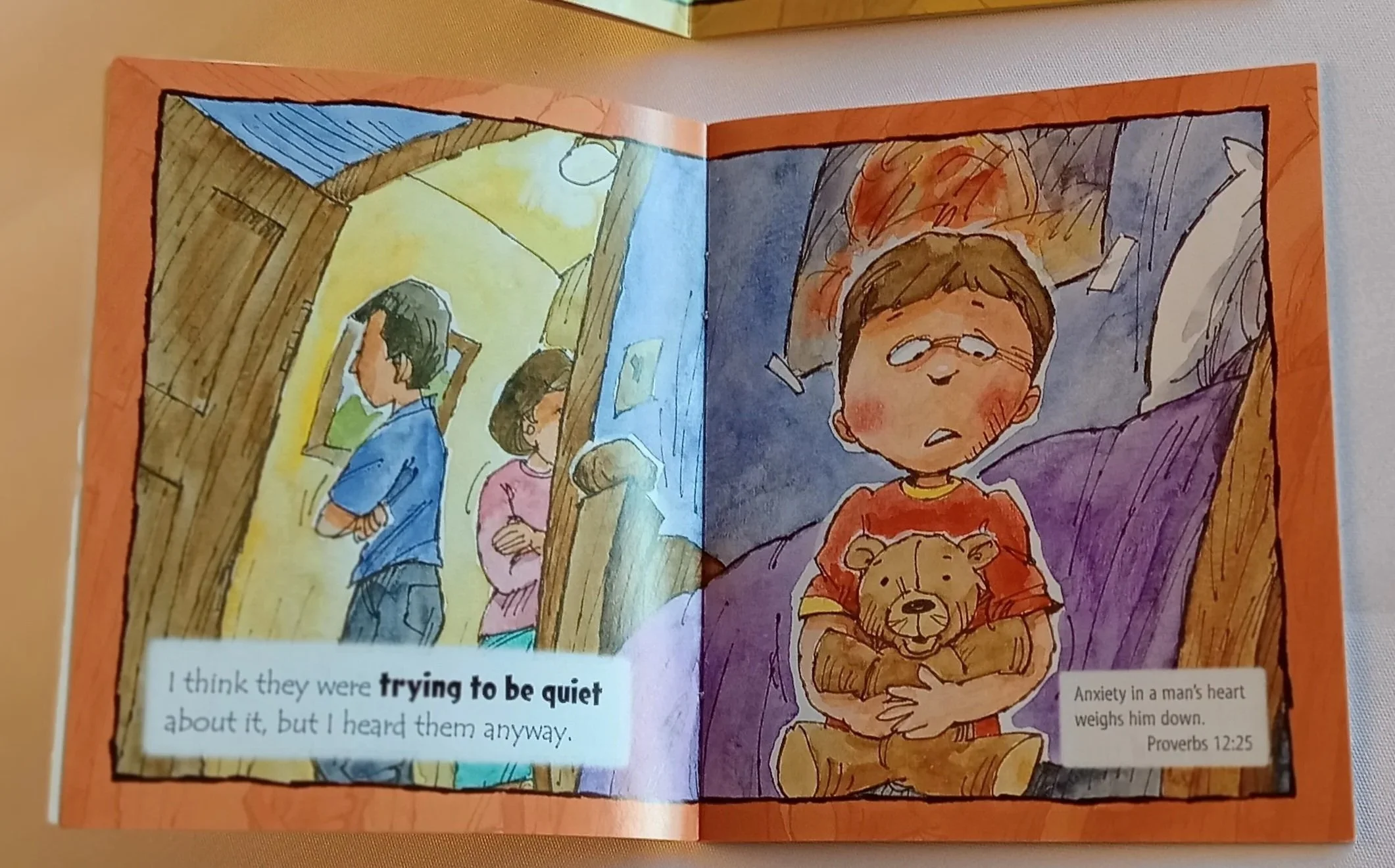 Three delightfully illustrated, books with a story that deals with youngsters who encounter things in their daily life and points to the good news of God’s love and forgiveness.