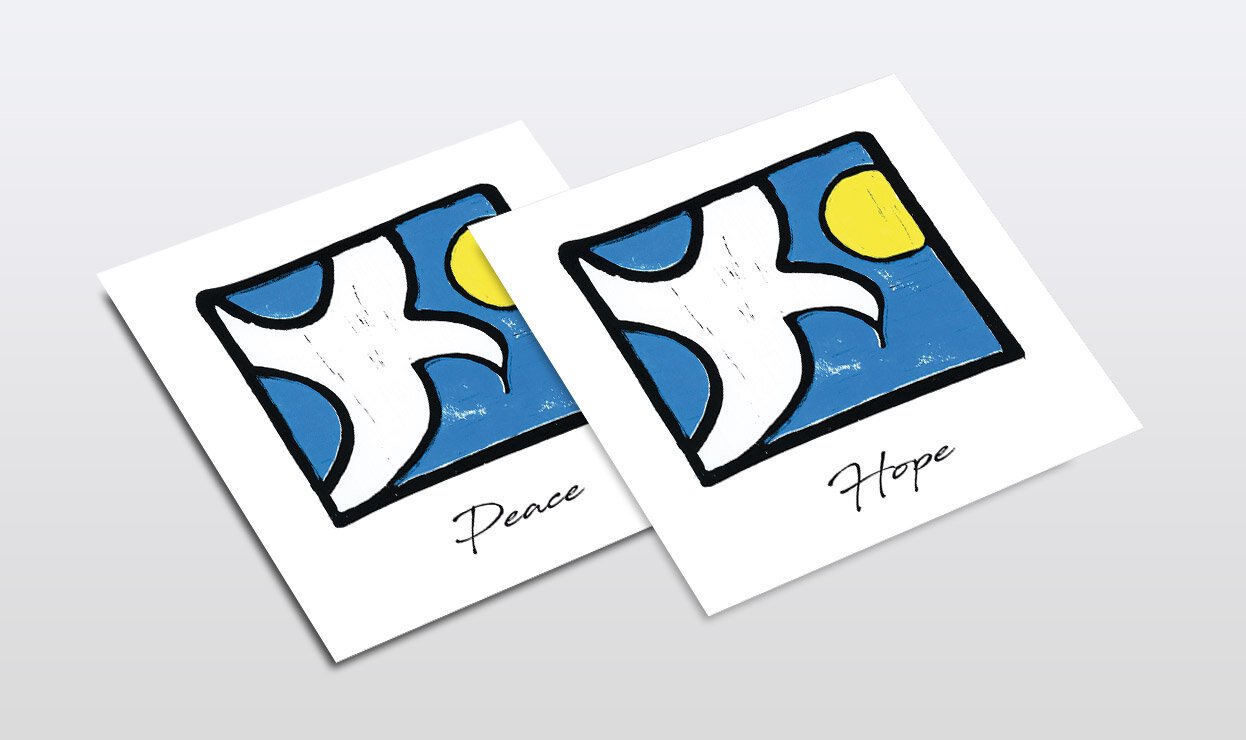 Peace & Hope Greetings Cards for Ukrainian Female Composers