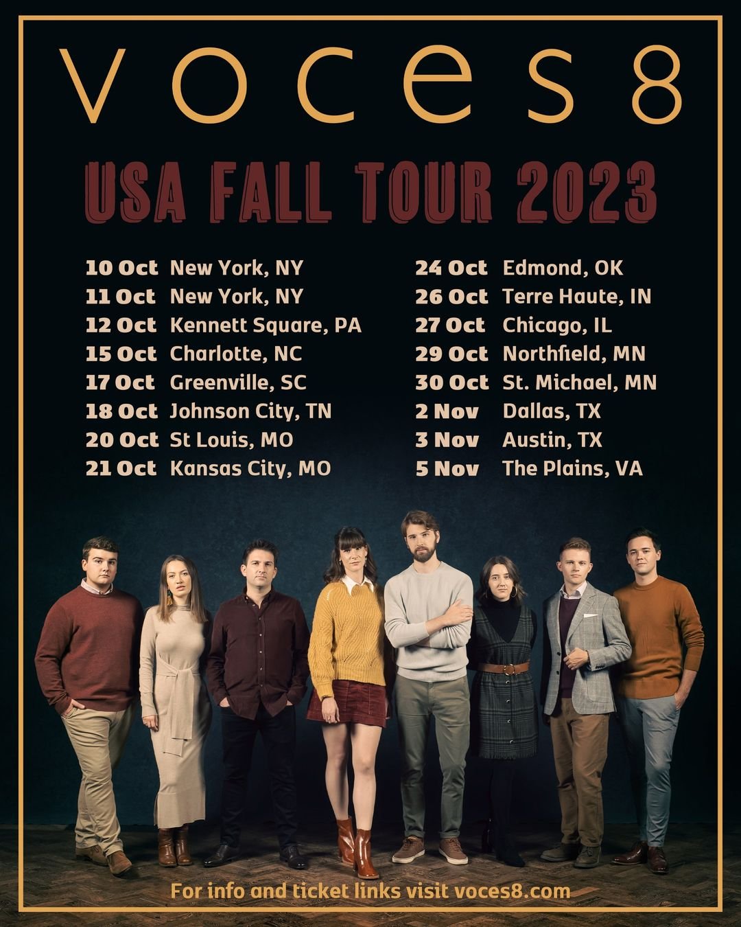 voces8 us tour 2023