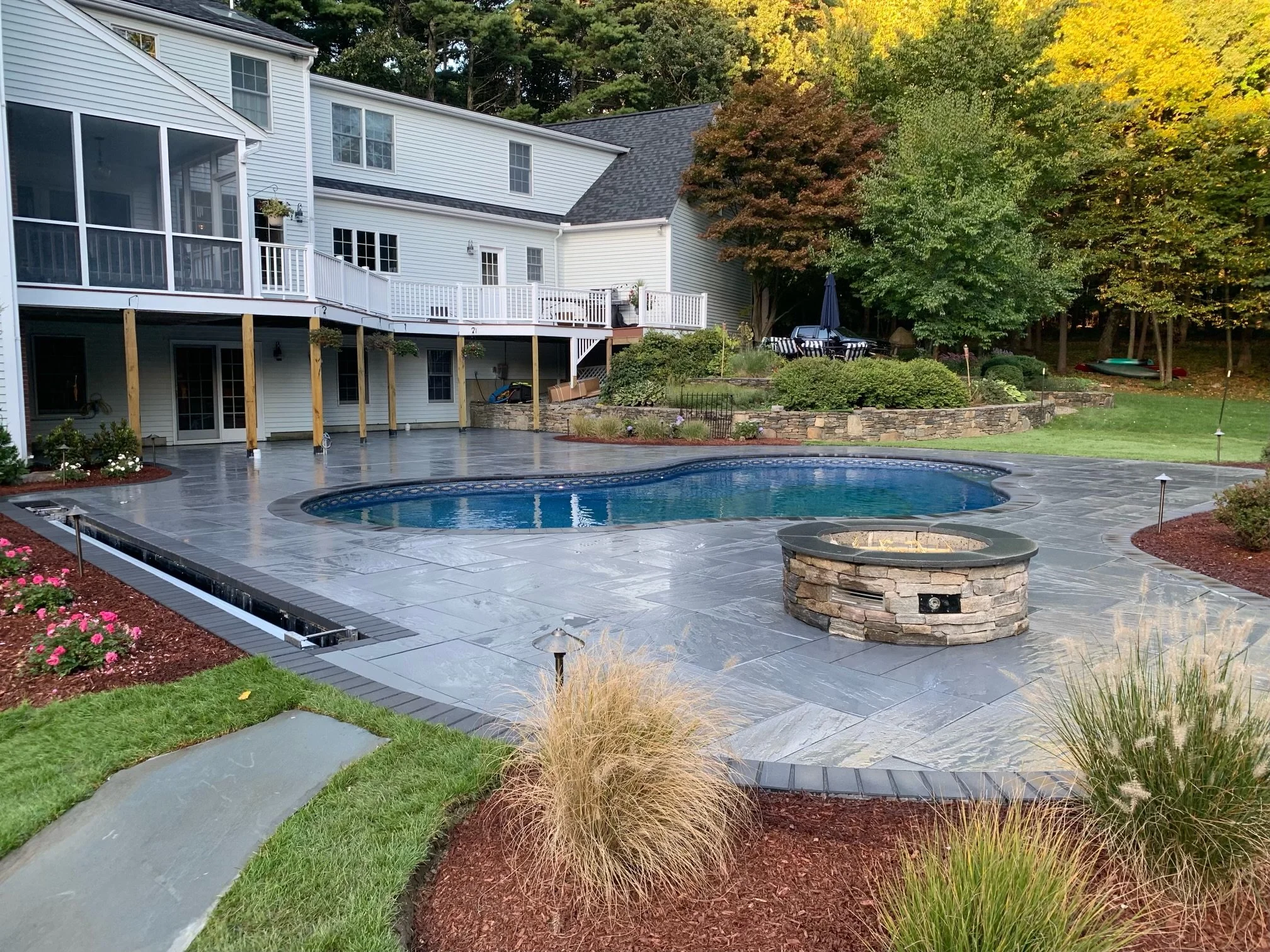 7 Layout Tips for a More Inviting Fire Pit and Patio Space in Newton, MA