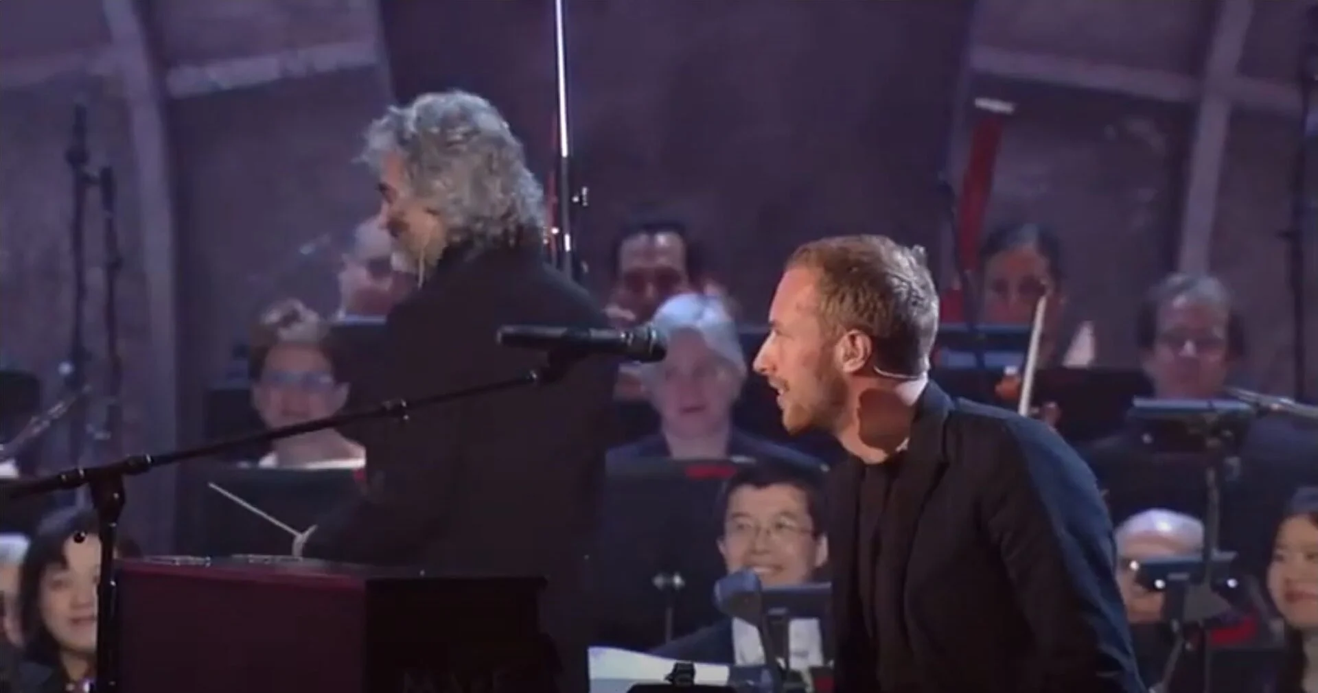 Coldplay ‘Politik’ at the Grammys (2003) — Michael Kamen Official