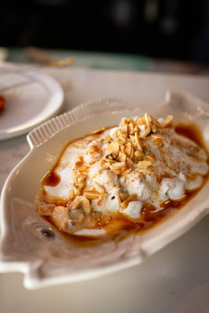 Tom Sarafian's fish fatteh