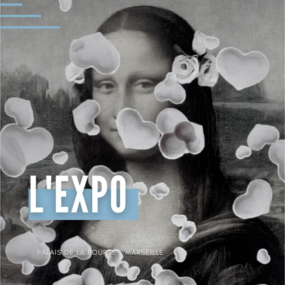 ✨ L&rsquo;EXPO ✨

C&rsquo;est la premi&egrave;re exposition multi sensorielle d&eacute;di&eacute;e &agrave; la Joconde !

Elle s&rsquo;installe dans le Grand Hall du Palais de la Bourse &agrave; Marseille jusqu&rsquo;au 21 ao&ucirc;t. 
Cette expositi