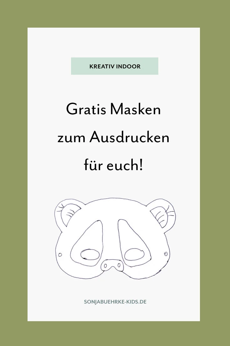 Gratis Masken zum Ausdrucken für euch