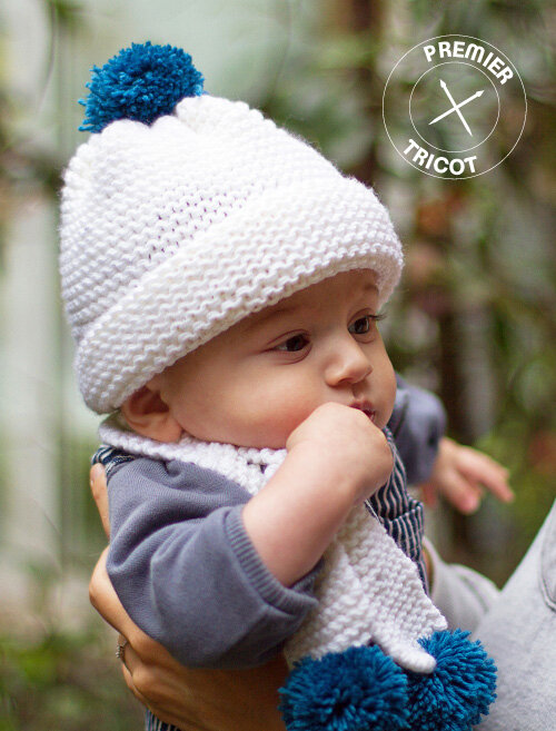 Bonnet et écharpe pour bébé - tricot débutant — WoolKiss