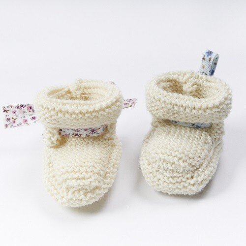 Chaussons pour bébé - modèle tricot débutant — WoolKiss