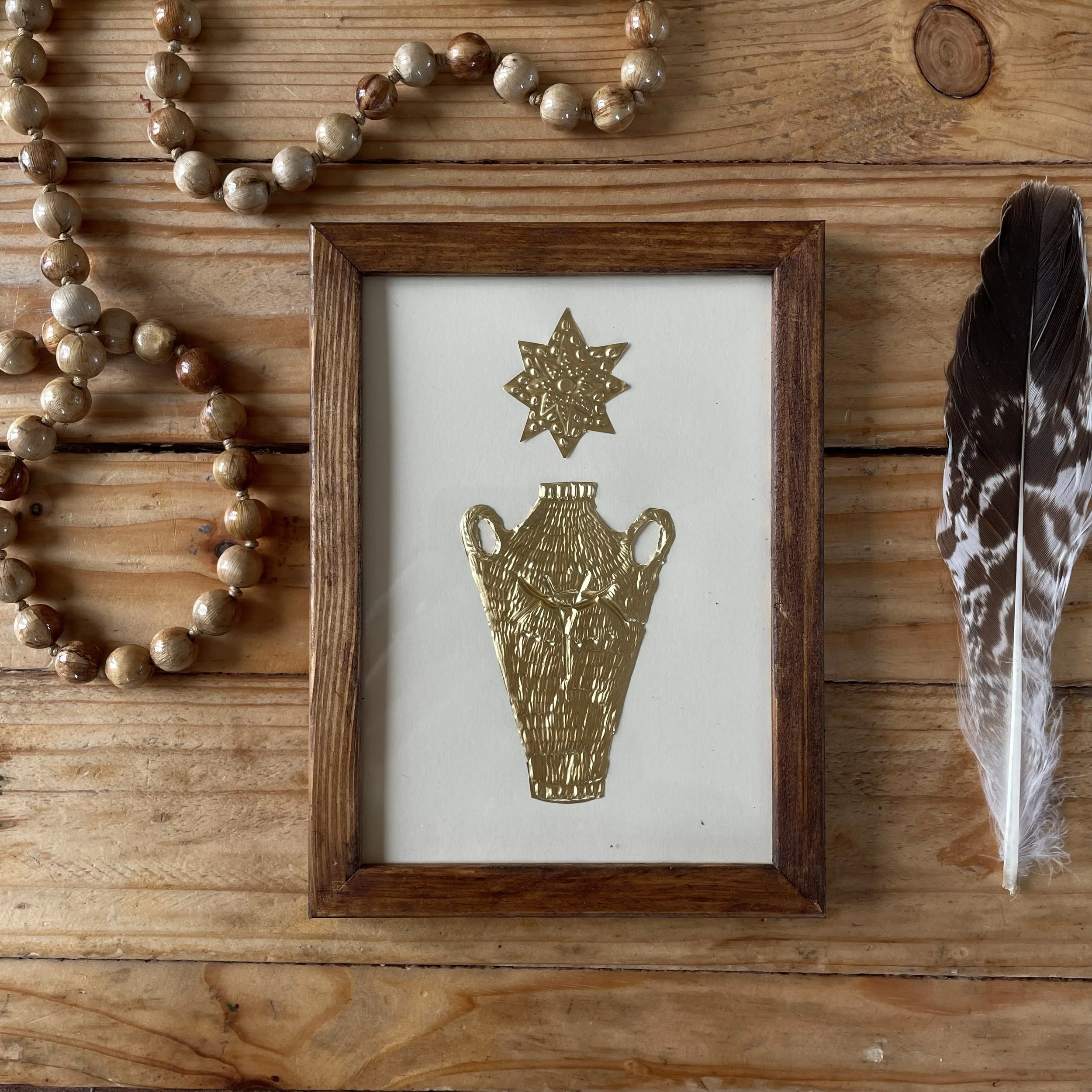 Recevoir - talisman encadré (petit)