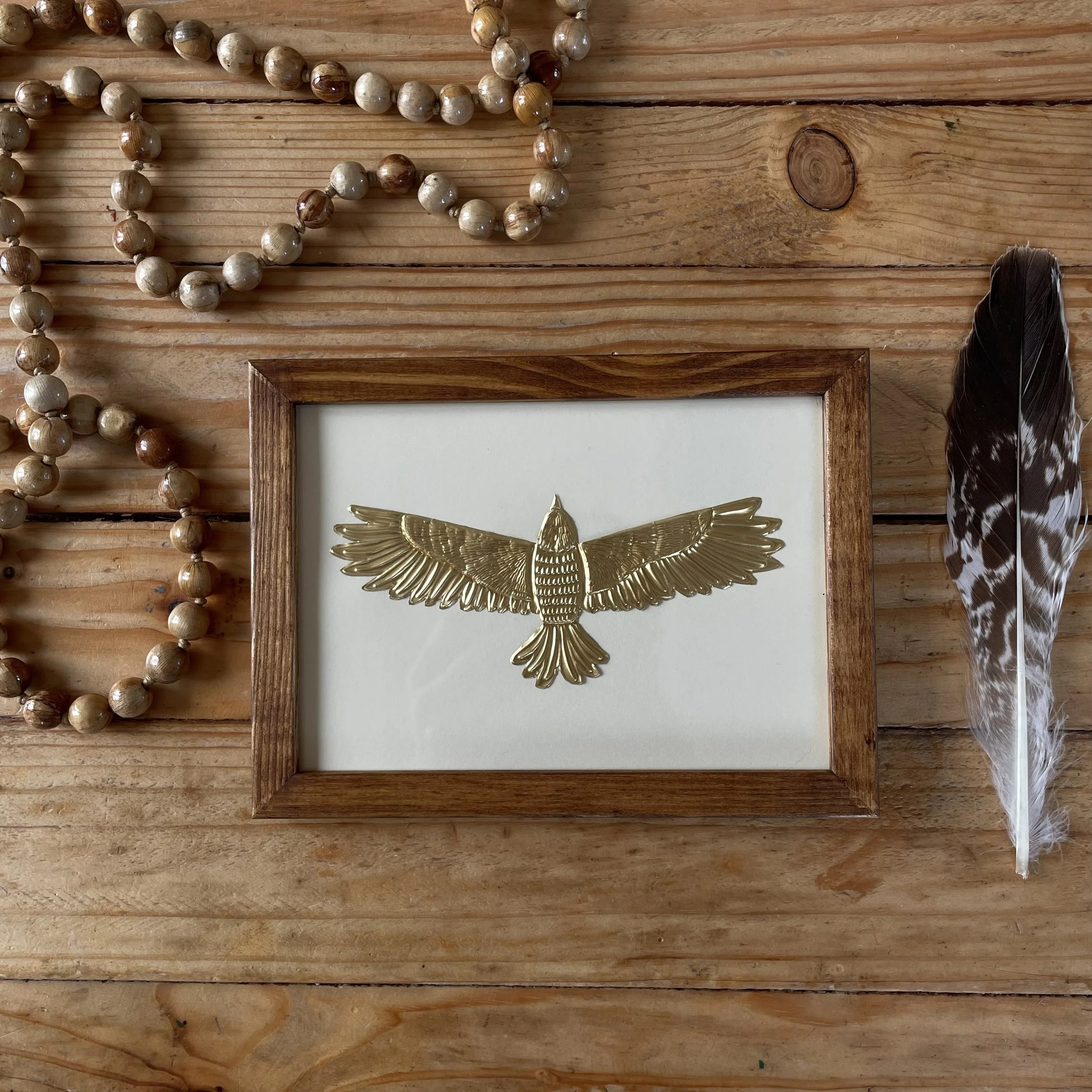 Free bird - talisman encadré (petit)