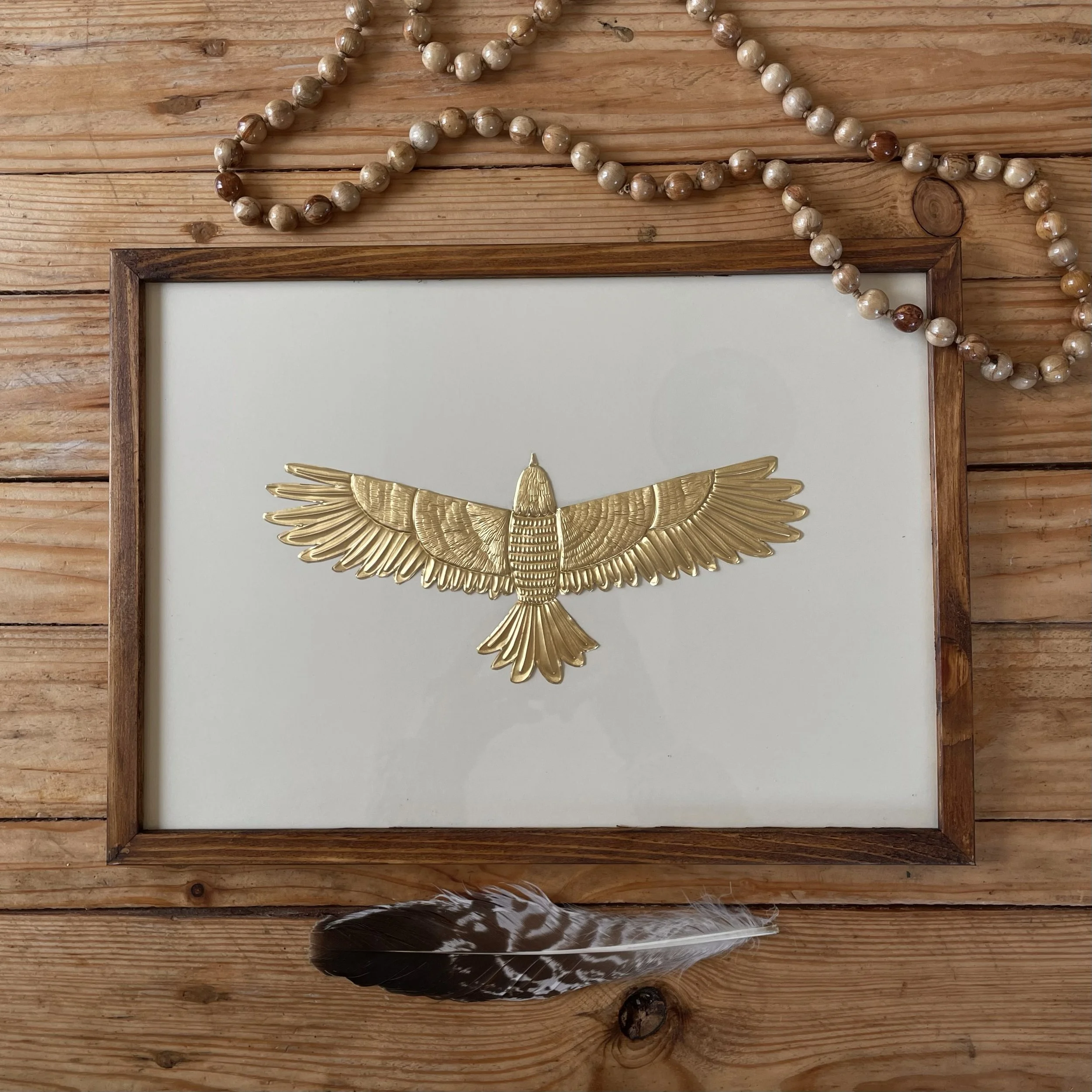 Free bird - talisman encadré (grand)