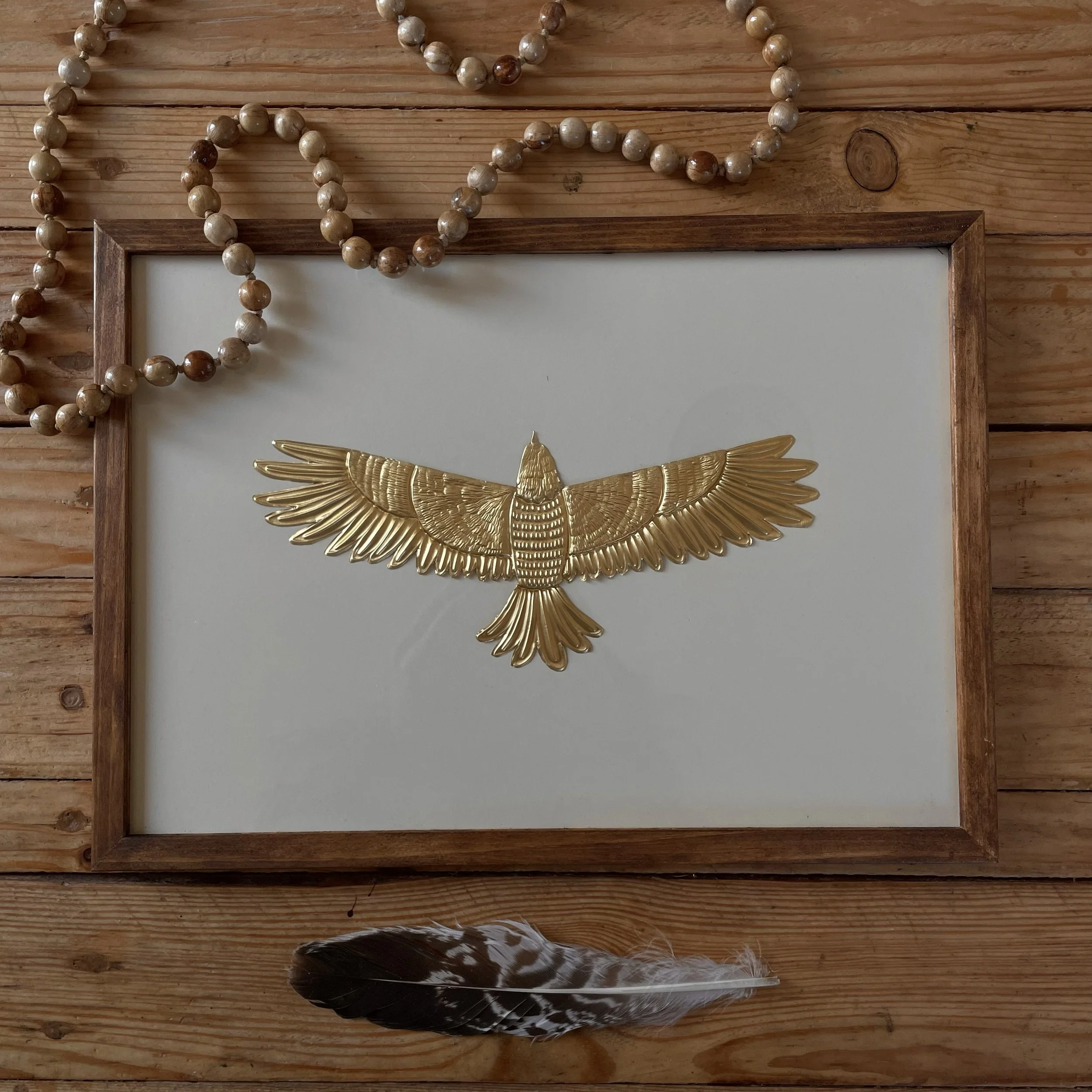Free bird - talisman encadré (grand)
