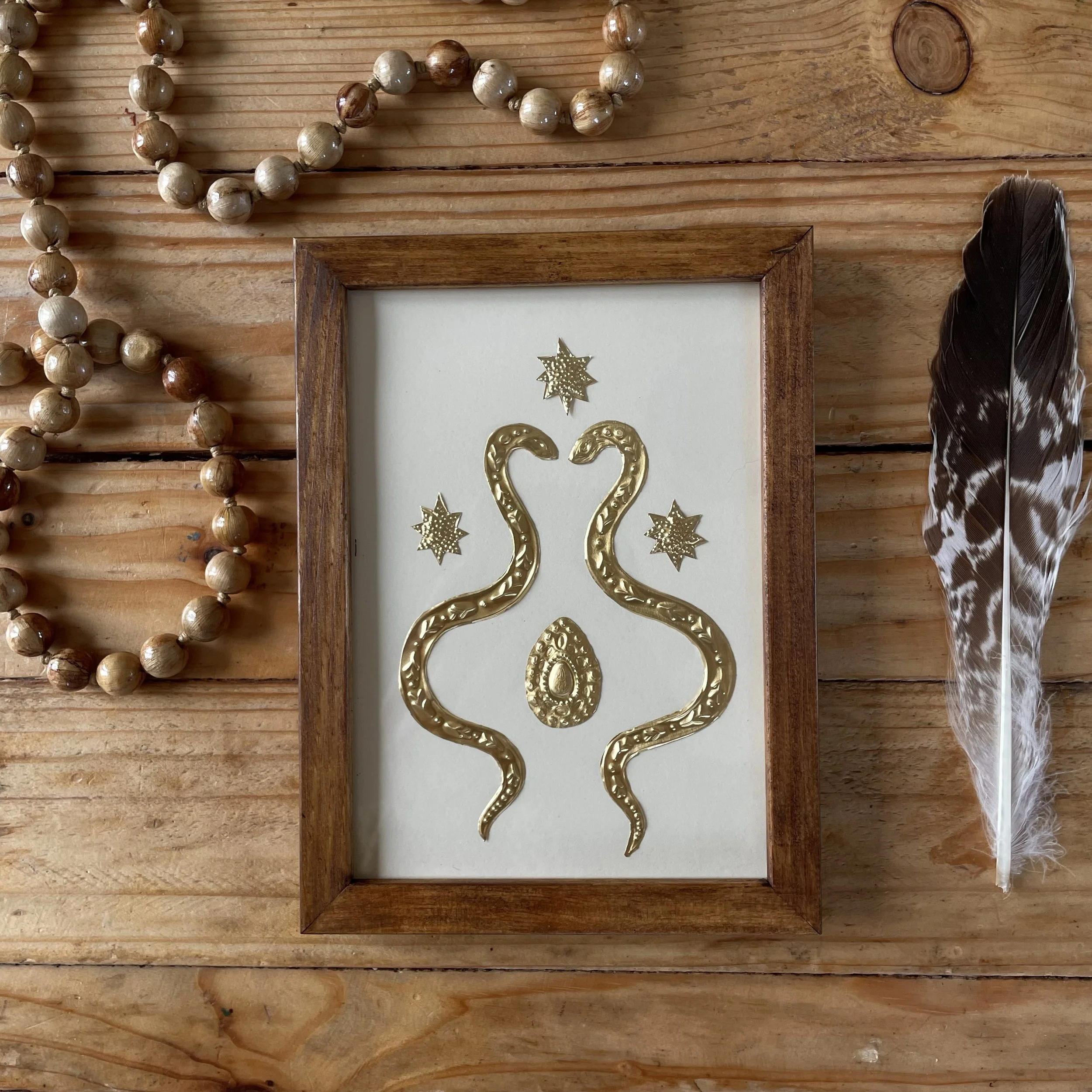 Garder - talisman encadré (petit)