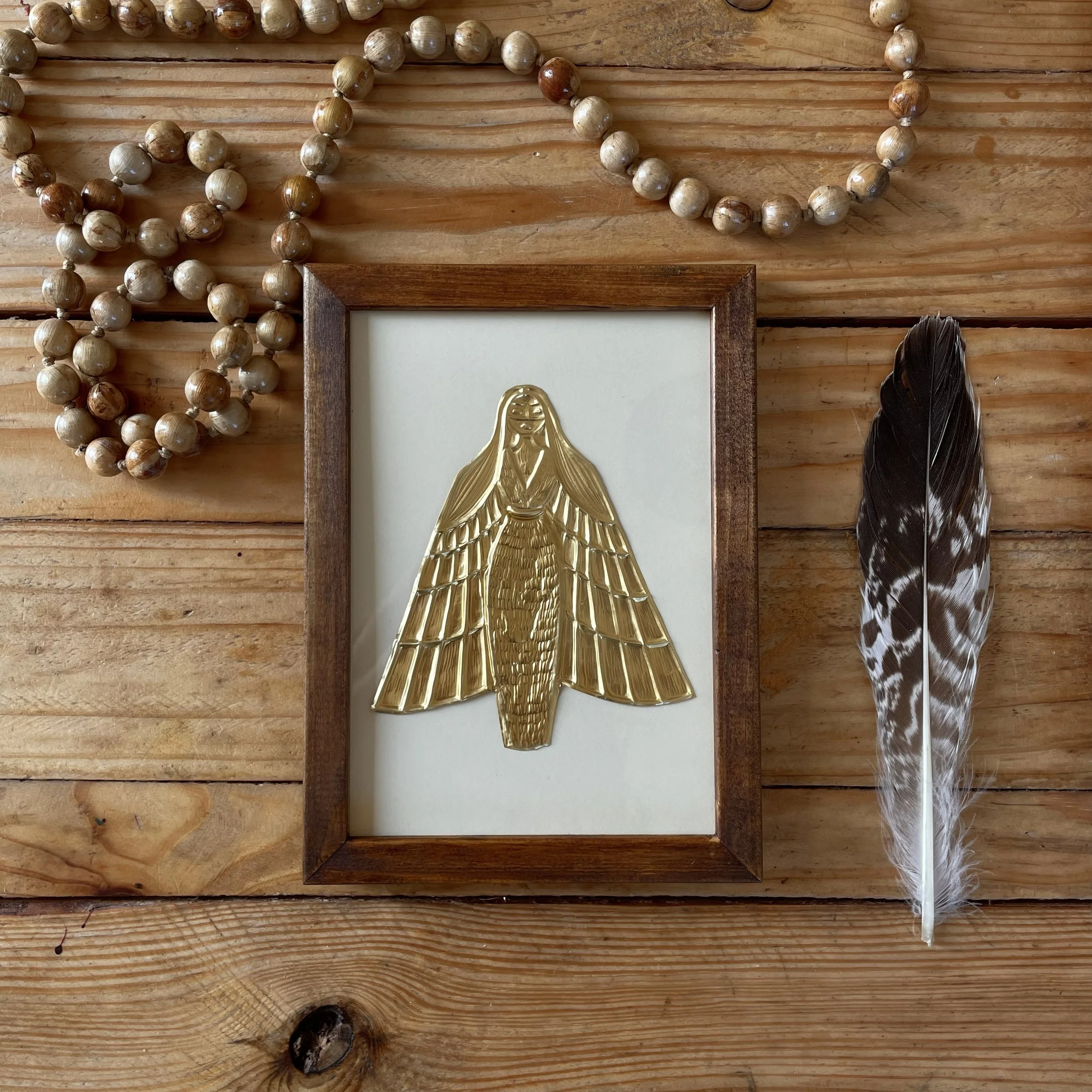 Gardienne - talisman encadré (petit)