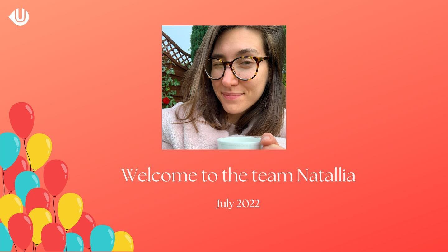 Welcome to the team Natallia. We&rsquo;re excited to have you join our UX/Design team.