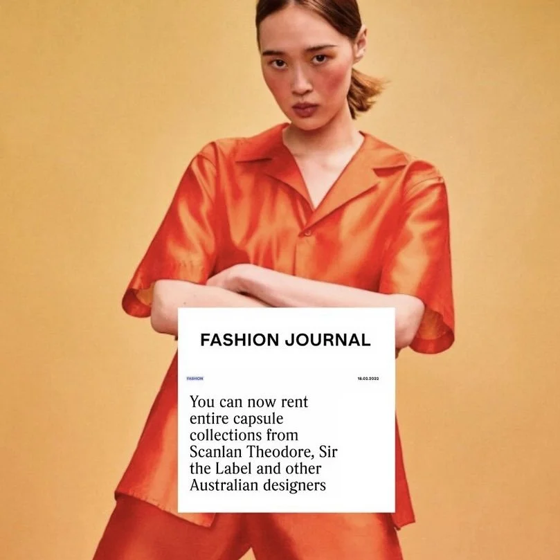 You can now rent entire capsule collections from Scanlan Theodore, Sir the Label and other Australian designers