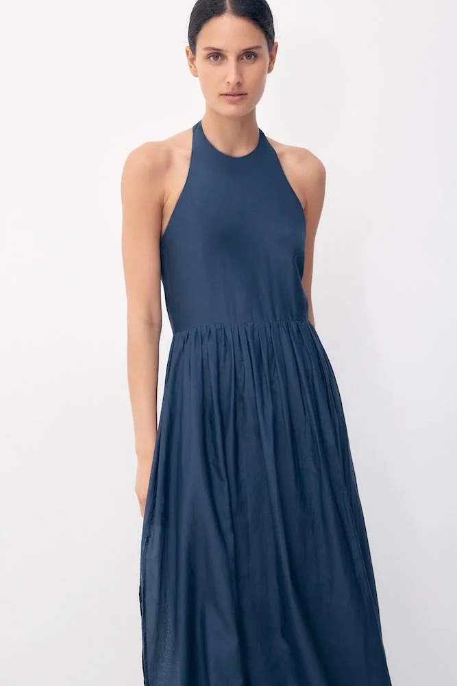 SLOANE DRESS - DEEP BLUE