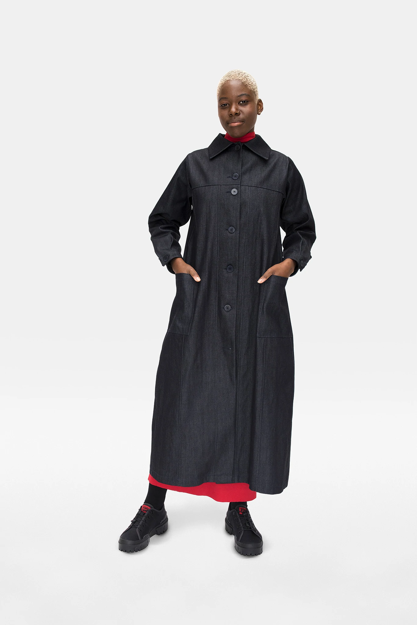 A.38
Raw Denim Trench Coat