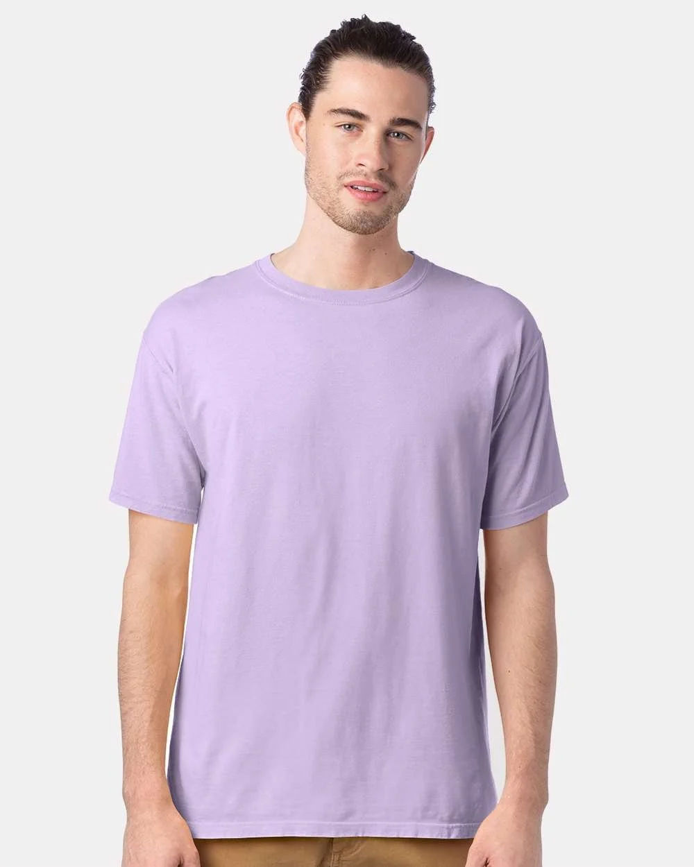 ComfortWash_by_Hanes_GDH100_Future_Lavender_Front_High_Model.jpg