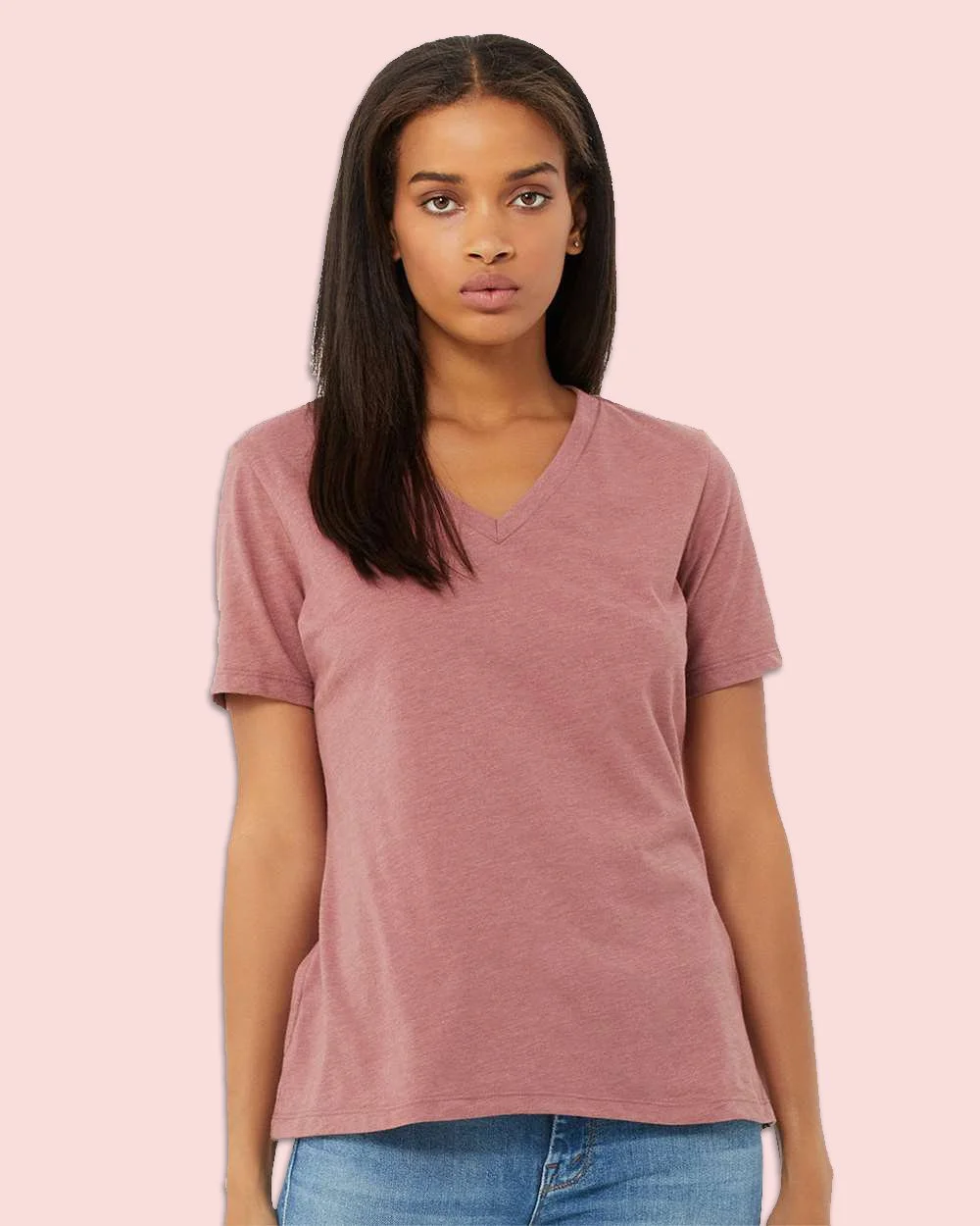 Bella/Canvas 6405cvc Womens V-Neck