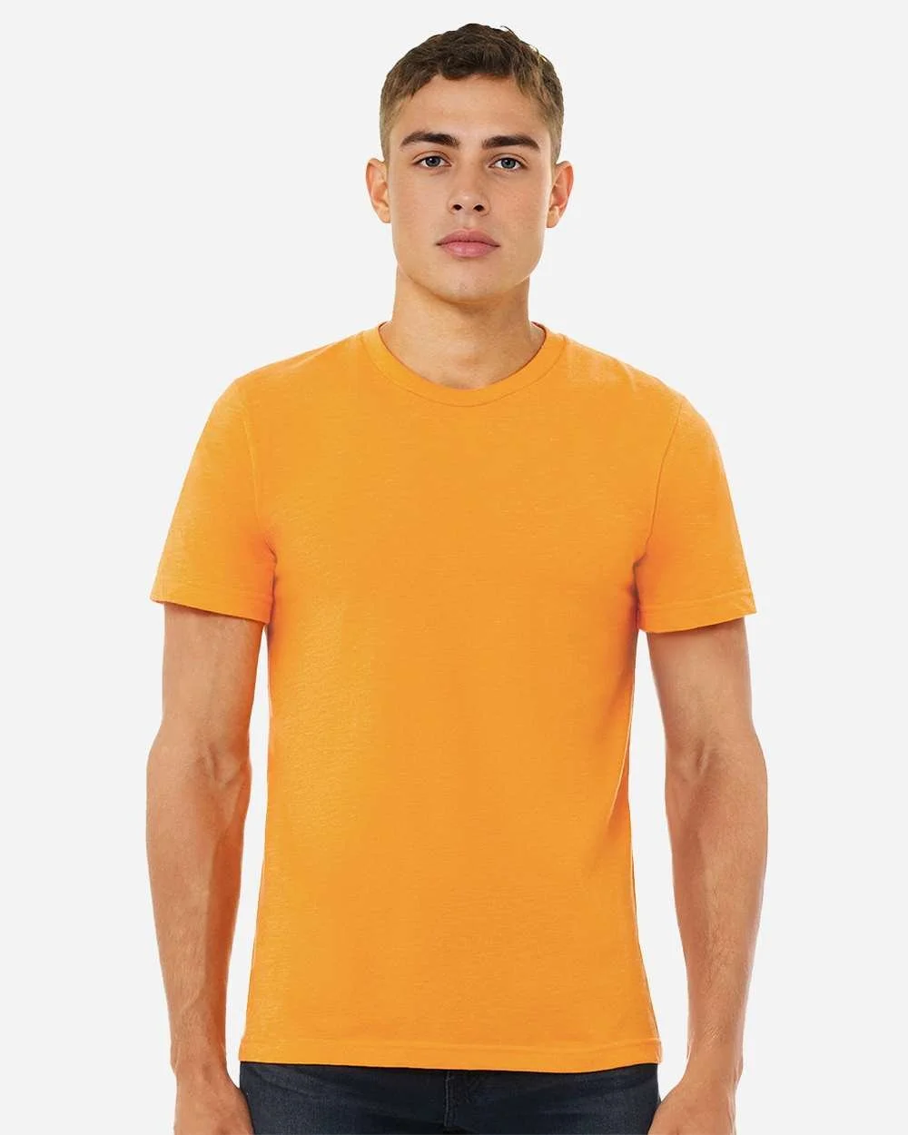 BELLA_+_CANVAS_3001CVC_Heather_Marmalade_Front_High_Model.jpg