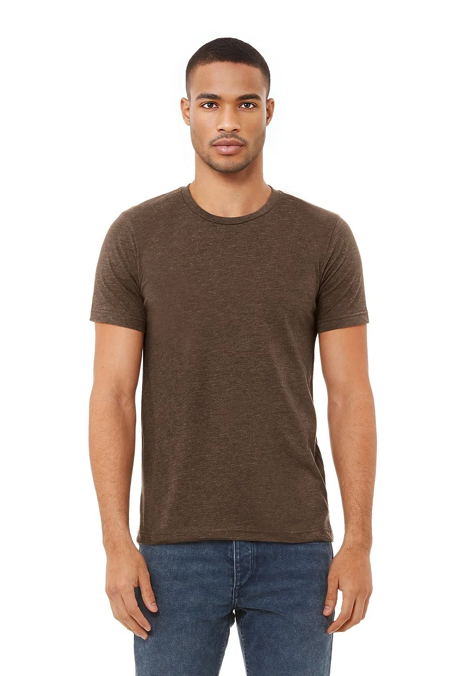 BELLA_+_CANVAS_3001CVC_Heather Brown_Front_High_Model.jpg