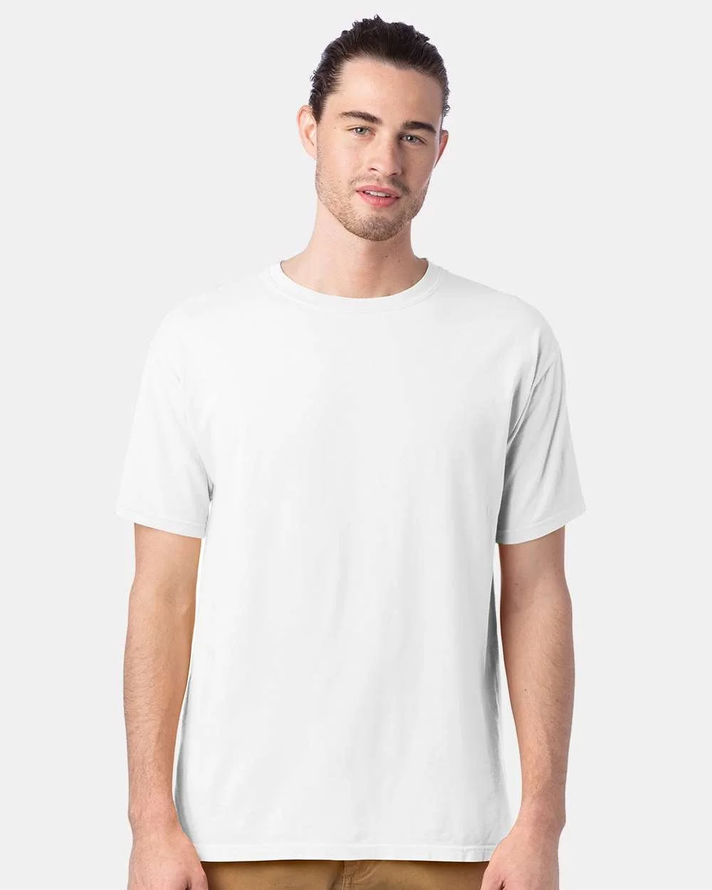 ComfortWash_by_Hanes_GDH100_White_Front_High_Model.jpg