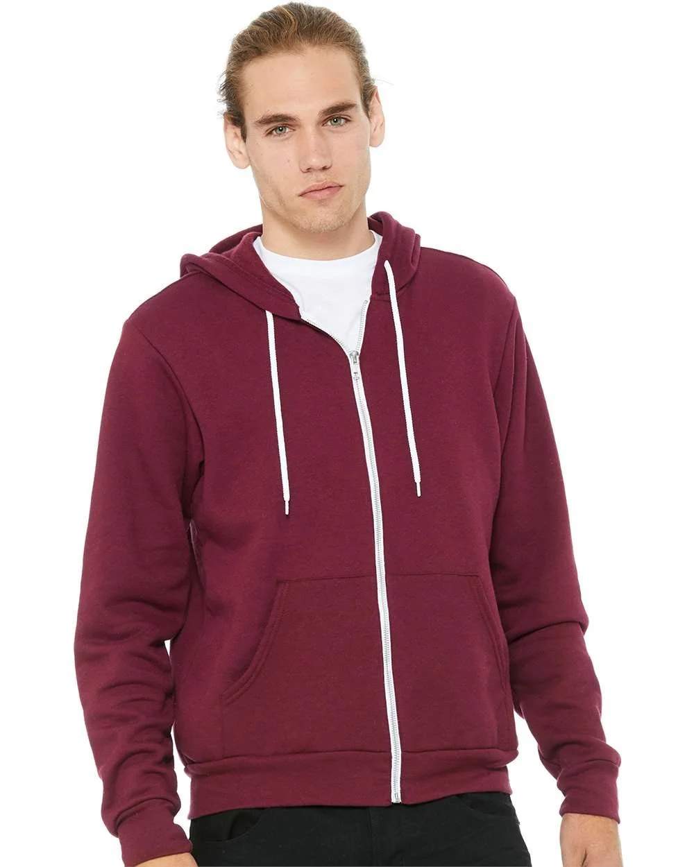 BELLA_+_CANVAS_3739_Maroon_Front_High_Model.jpg