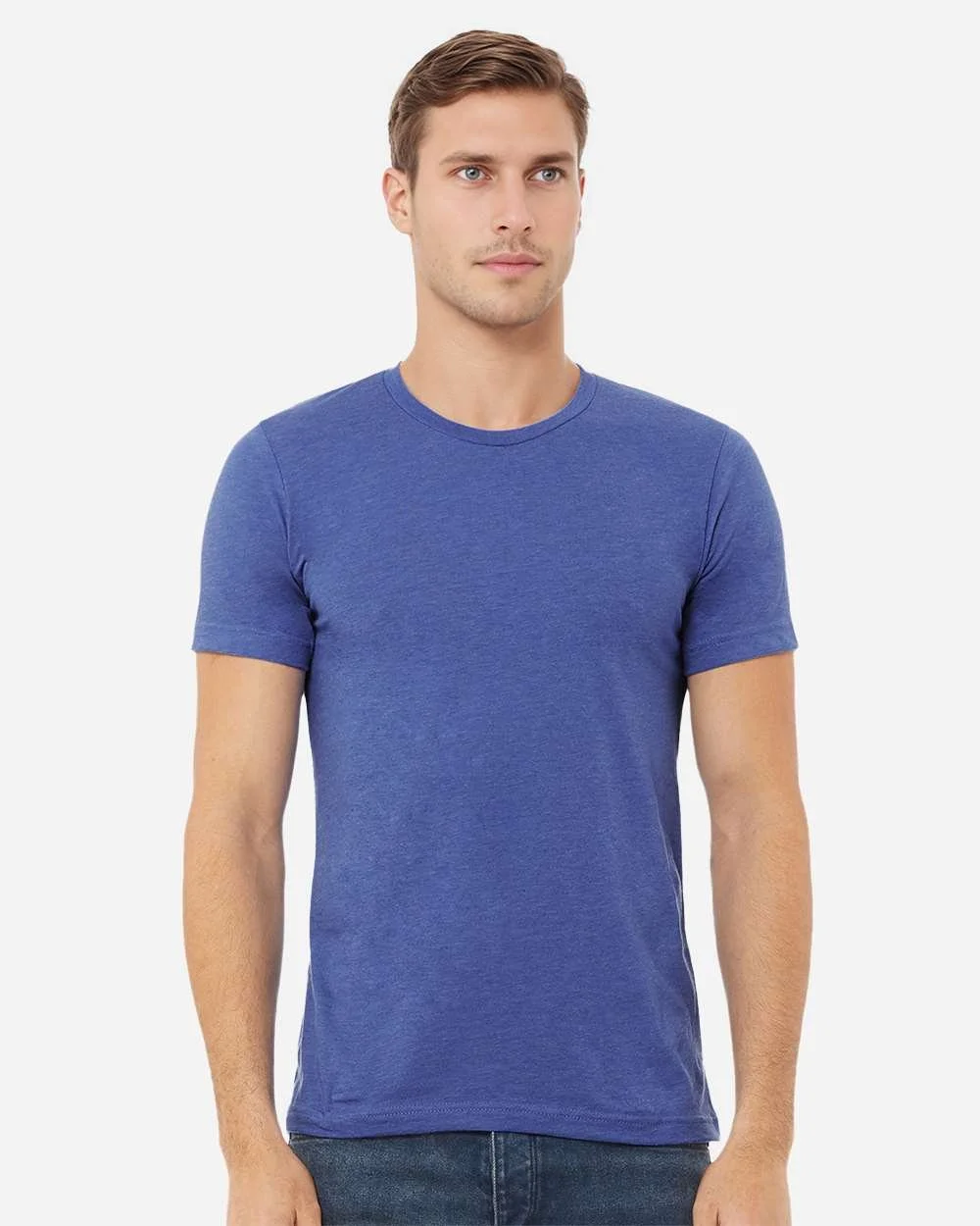 BELLA_+_CANVAS_3001CVC_Heather_True_Royal_Front_High_Model.jpg
