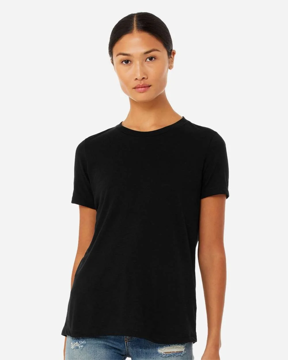 BELLA_+_CANVAS_6400CVC_Solid_Black_Blend_Front_High_Model.jpg