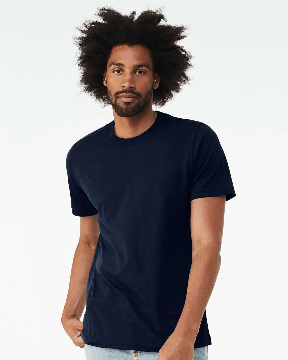BELLA_+_CANVAS_3001CVC_Solid_Navy_Blend_Front_High_Model.jpg