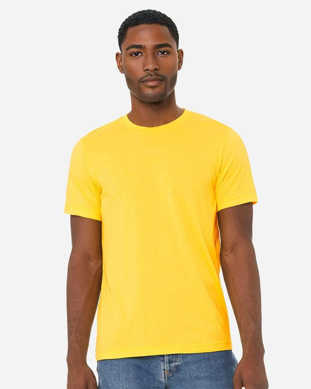 BELLA_+_CANVAS_3001CVC_Heather_Yellow_Front_High_Model.jpg