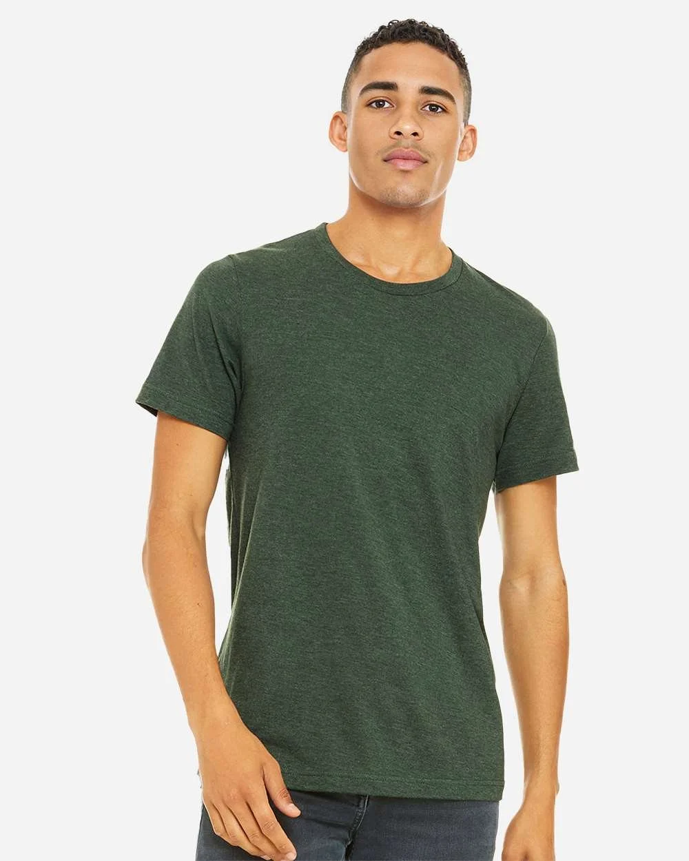 BELLA_+_CANVAS_3001CVC_Heather_Forest_Front_High_Model.jpg