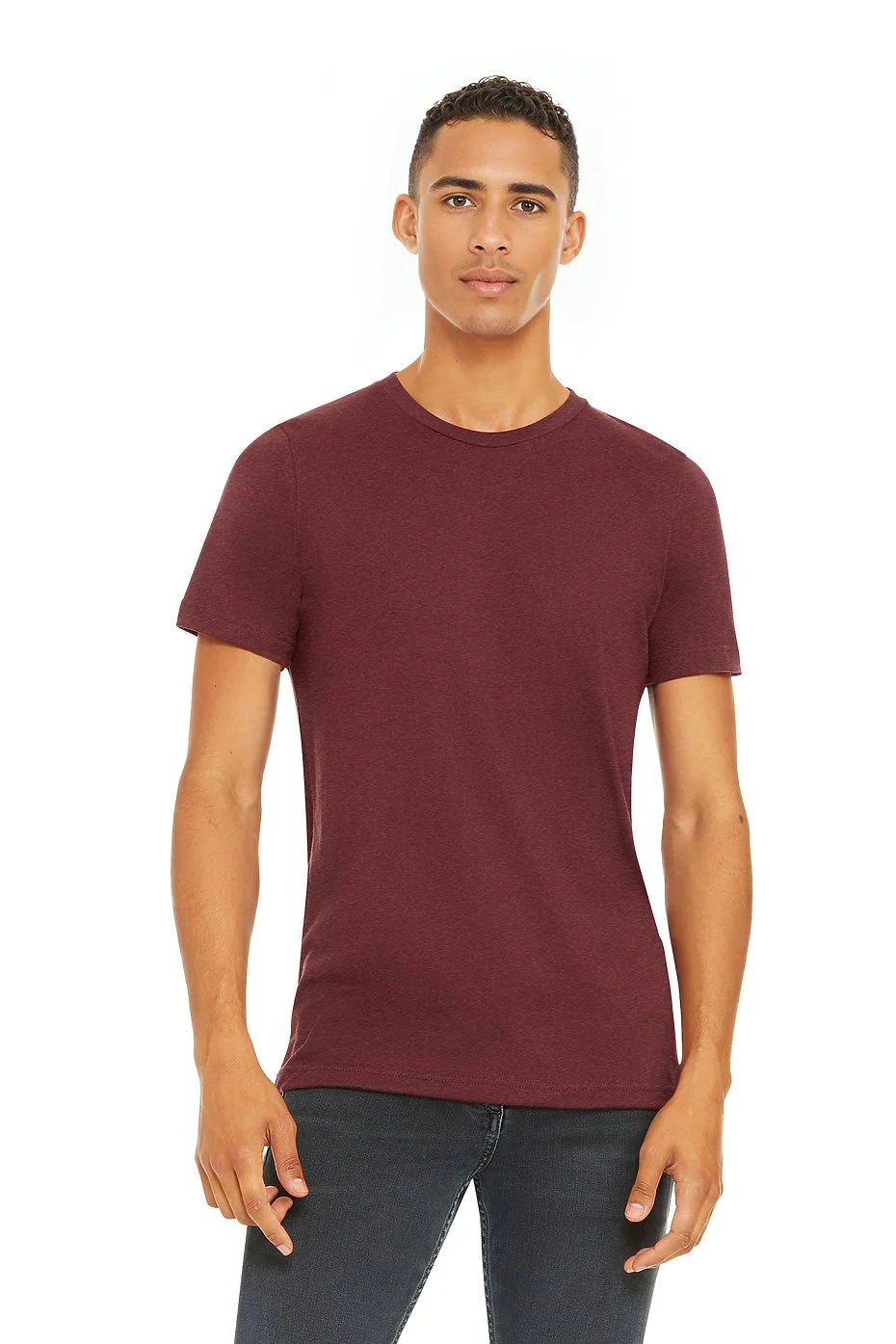 BELLA_+_CANVAS_3001CVC_Heather Cardinal_Front_High_Model.jpg