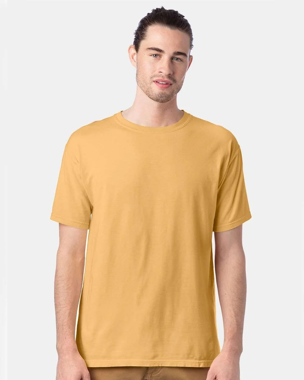 ComfortWash_by_Hanes_GDH100_Artisan_Gold_Front_High_Model.jpg