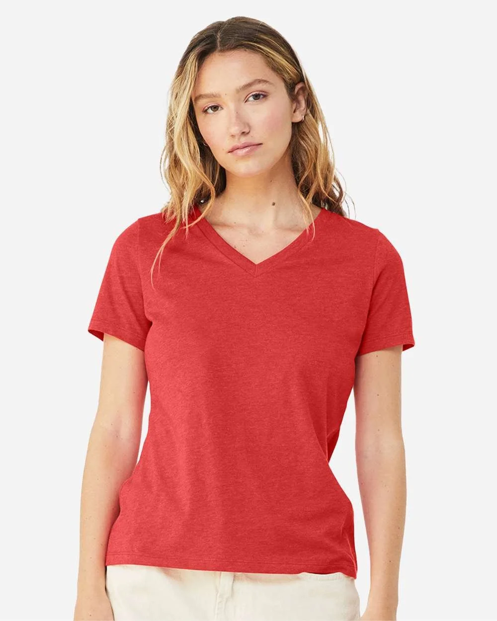 BELLA_+_CANVAS_6405CVC_Heather_Red_Front_High_Model.jpg