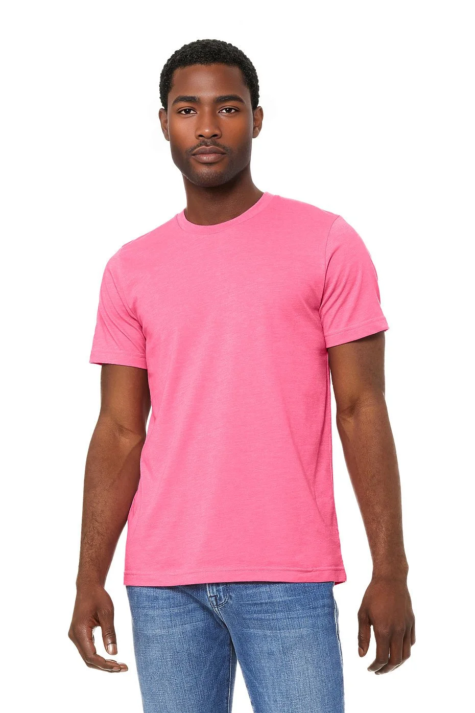 BELLA_+_CANVAS_3001CVC_Hesather Charity Pink_Front_High_Model.jpg