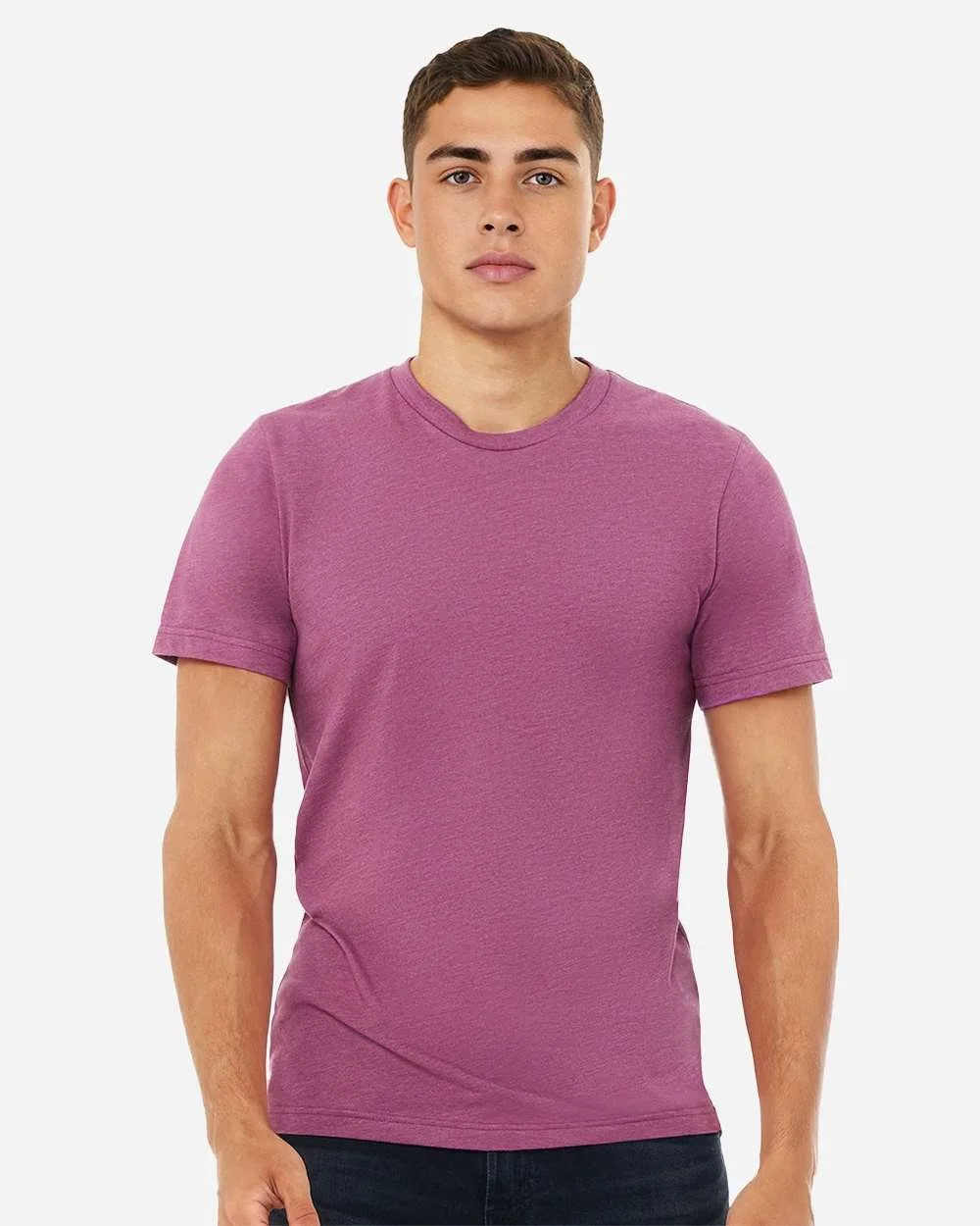 BELLA_+_CANVAS_3001CVC_Heather_Magenta_Front_High_Model.jpg