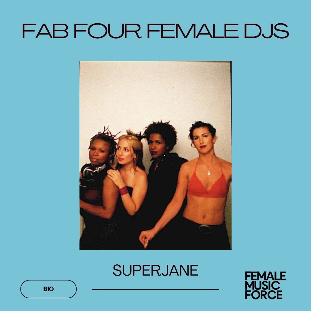 Is it Spice Girls? No, It&rsquo;s SuperJane!🔥

At a time when visibility for women in house music was incredibly low, this fab-four supergroup (comprised of DJ Heather, DJ Colette, DJ Lady D and Dayhota) held a successful Smart Bar (Chicago) residen