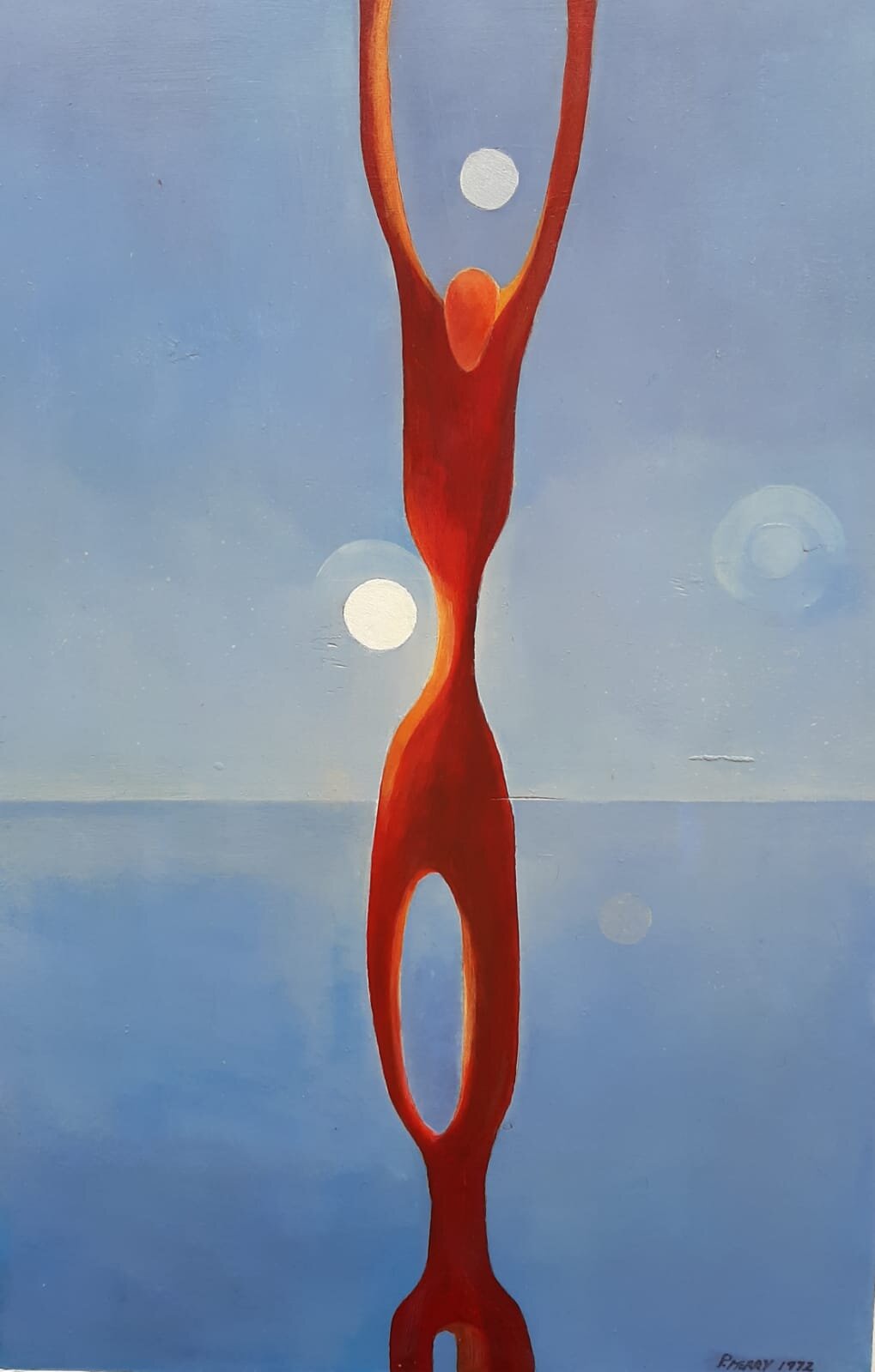 'Incarnation' 1971, Gouache, 47 x 33 cm